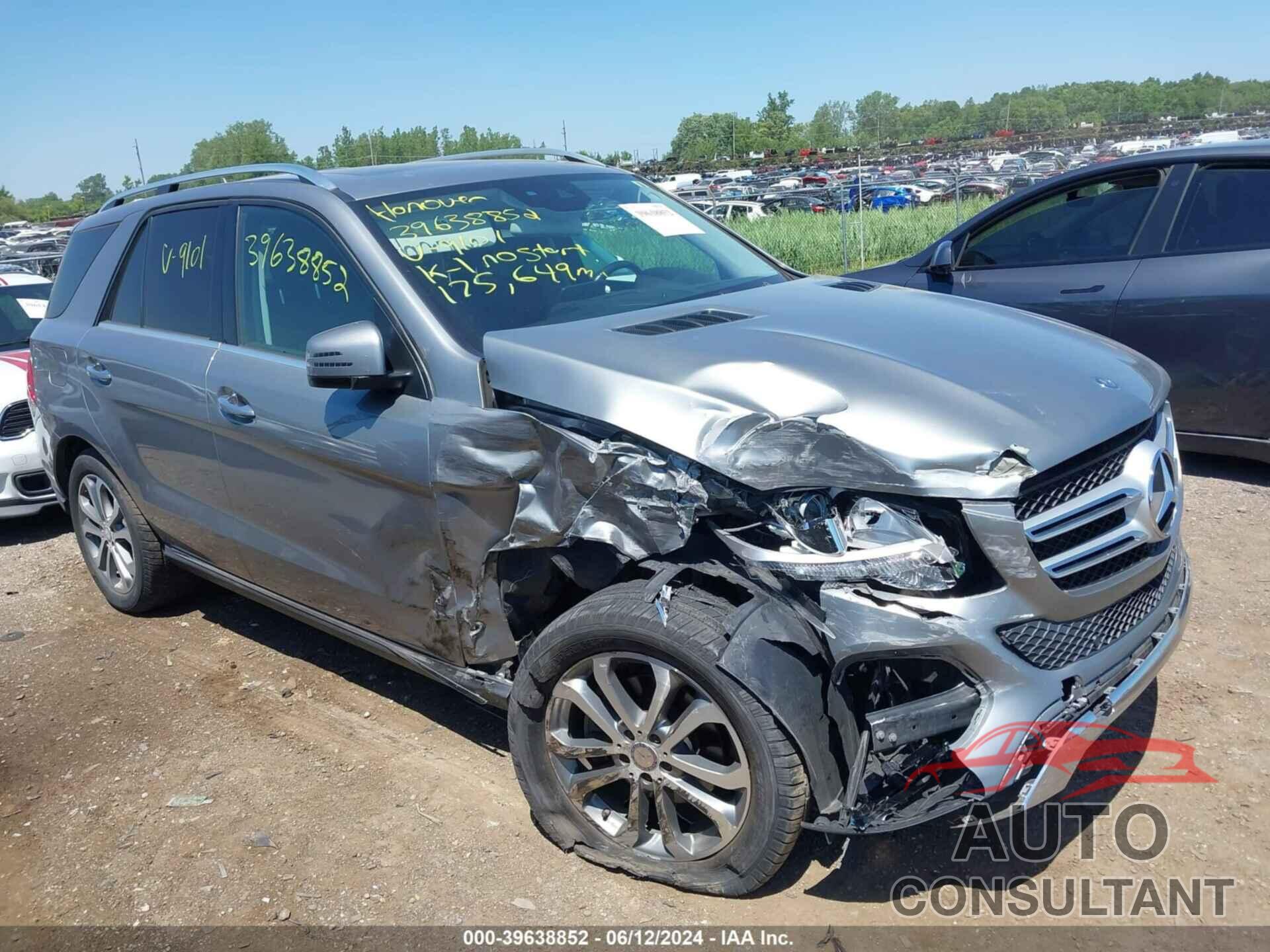 MERCEDES-BENZ GLE 350 2016 - 4JGDA5HB3GA649101