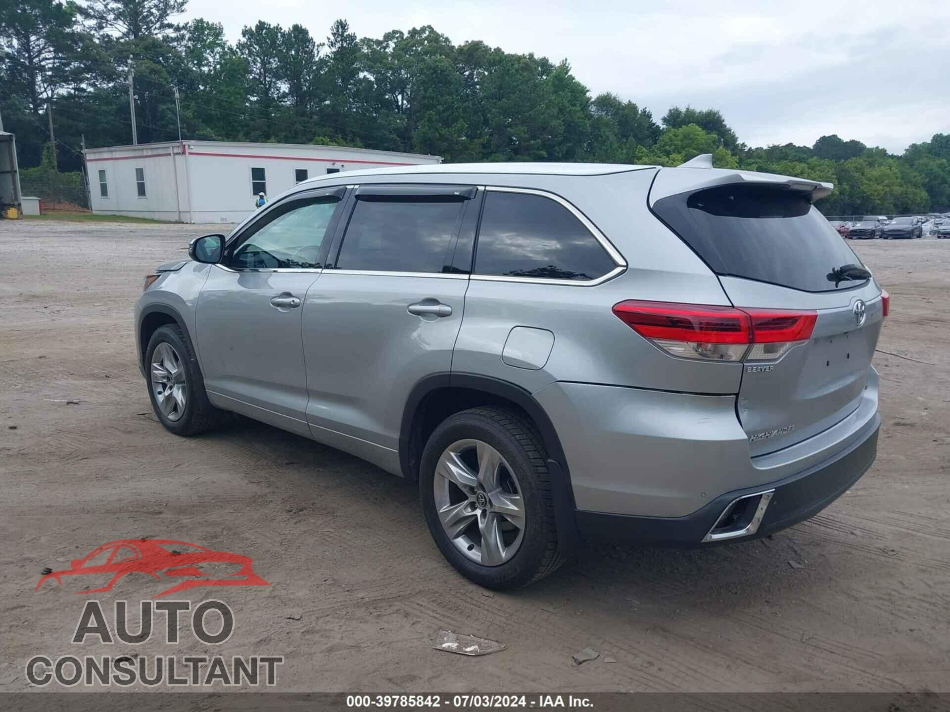 TOYOTA HIGHLANDER 2017 - 5TDYZRFH7HS214194