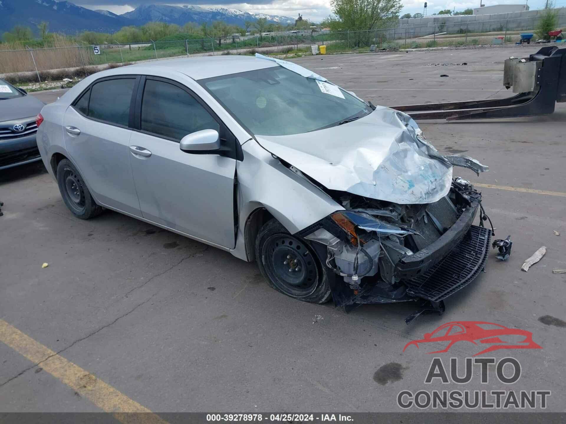 TOYOTA COROLLA 2017 - 2T1BURHE2HC855429