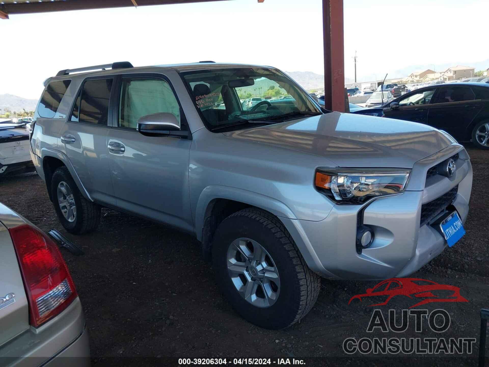 TOYOTA 4RUNNER 2019 - JTEZU5JR5K5197934