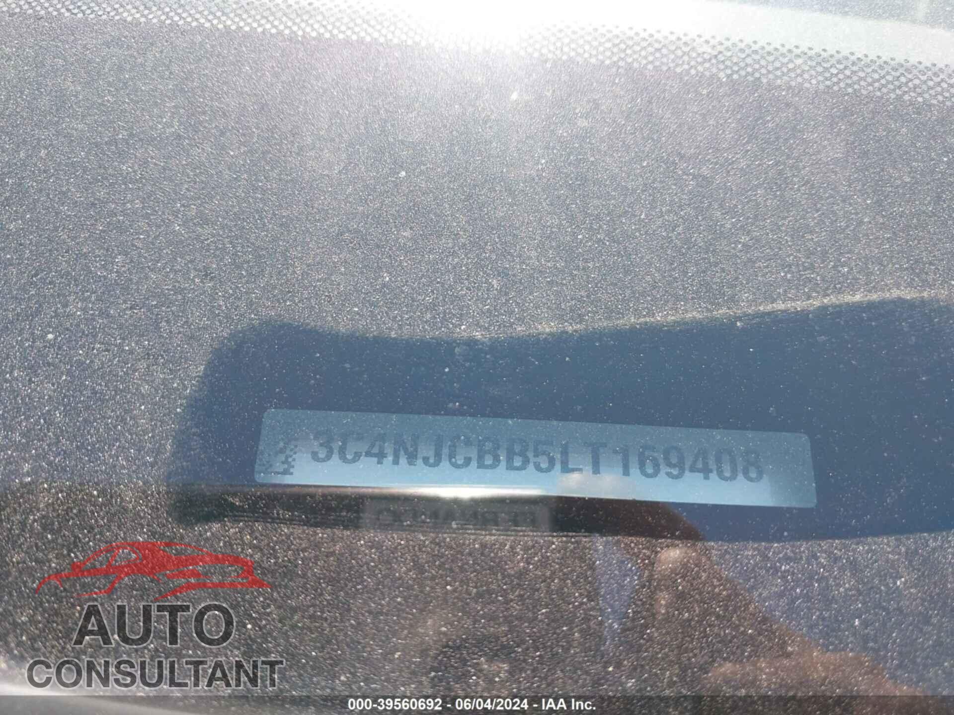 JEEP COMPASS 2020 - 3C4NJCBB5LT169408