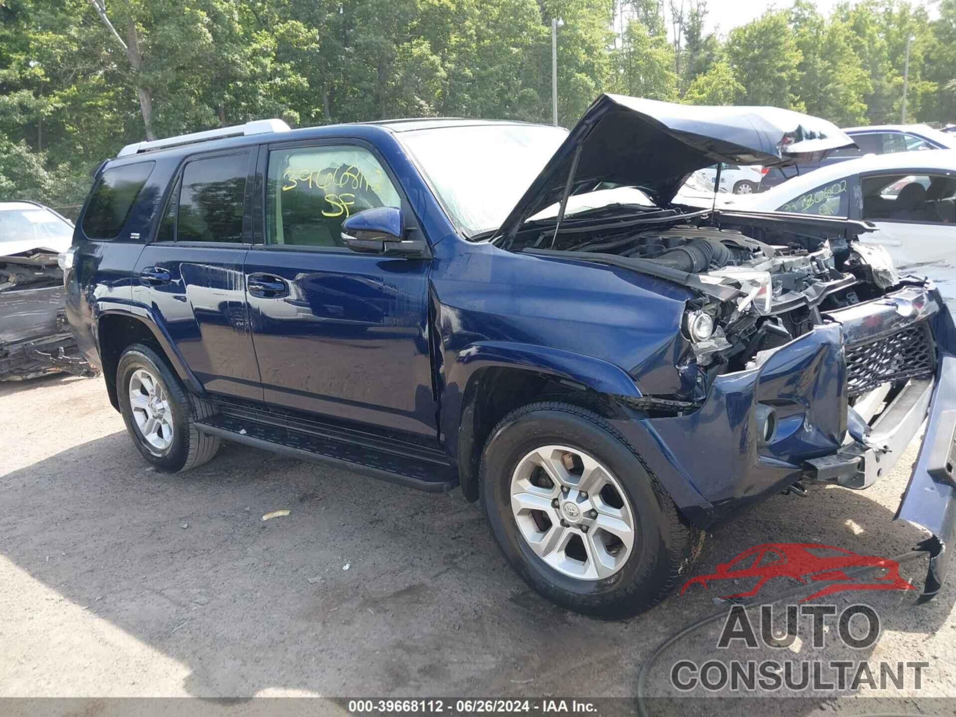 TOYOTA 4RUNNER 2018 - JTEBU5JR4J5548736