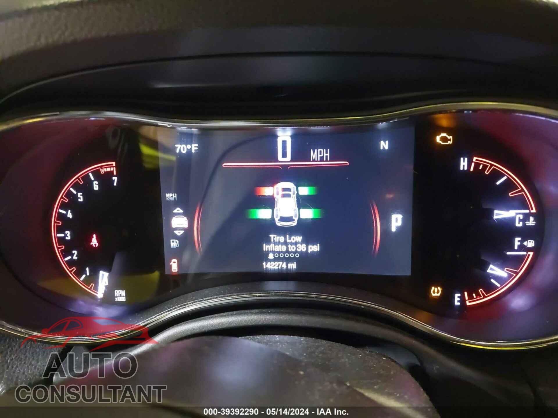 DODGE DURANGO 2014 - 1C4RDJDG1EC301309