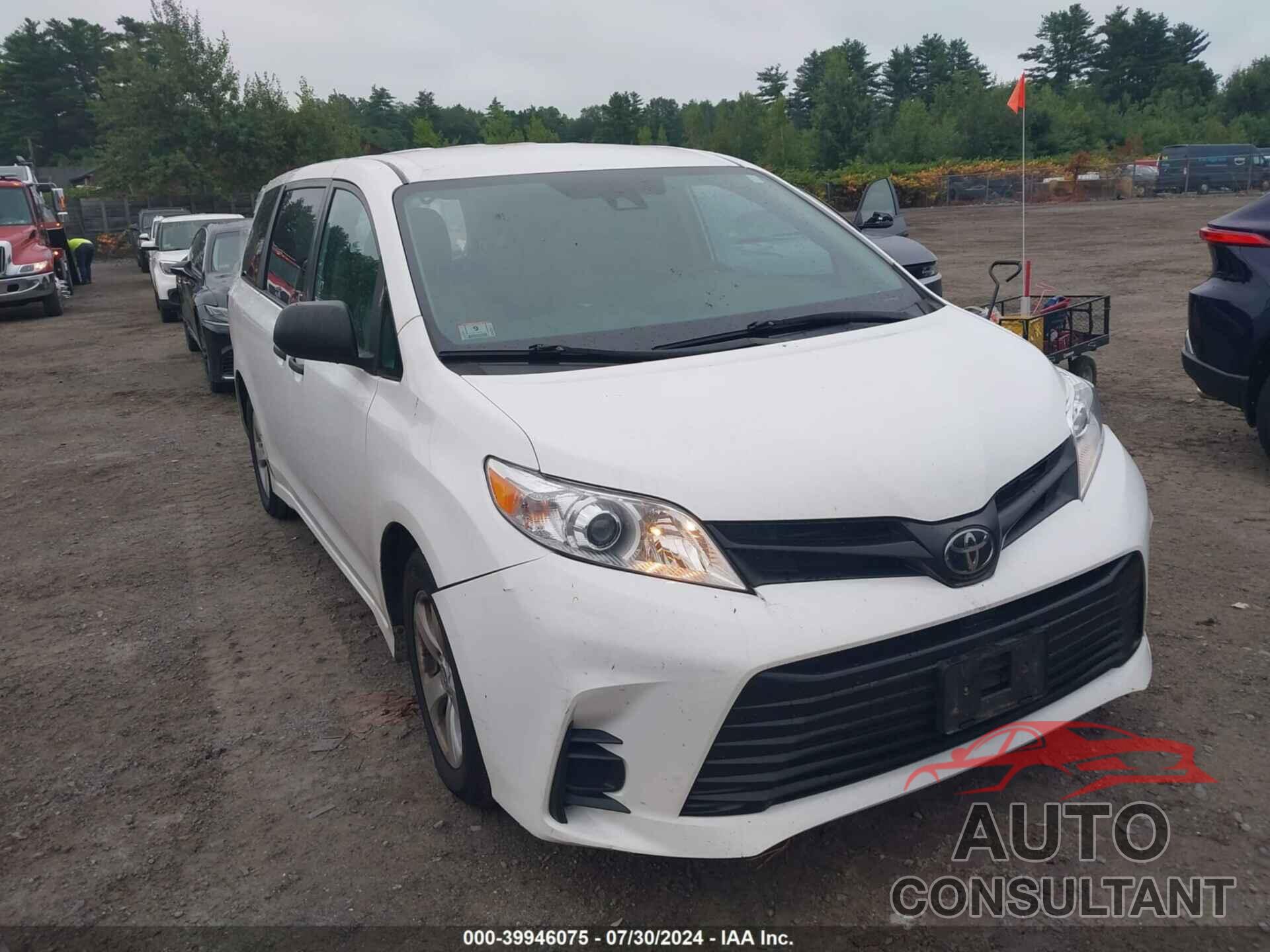 TOYOTA SIENNA 2020 - 5TDZZ3DC4LS069441