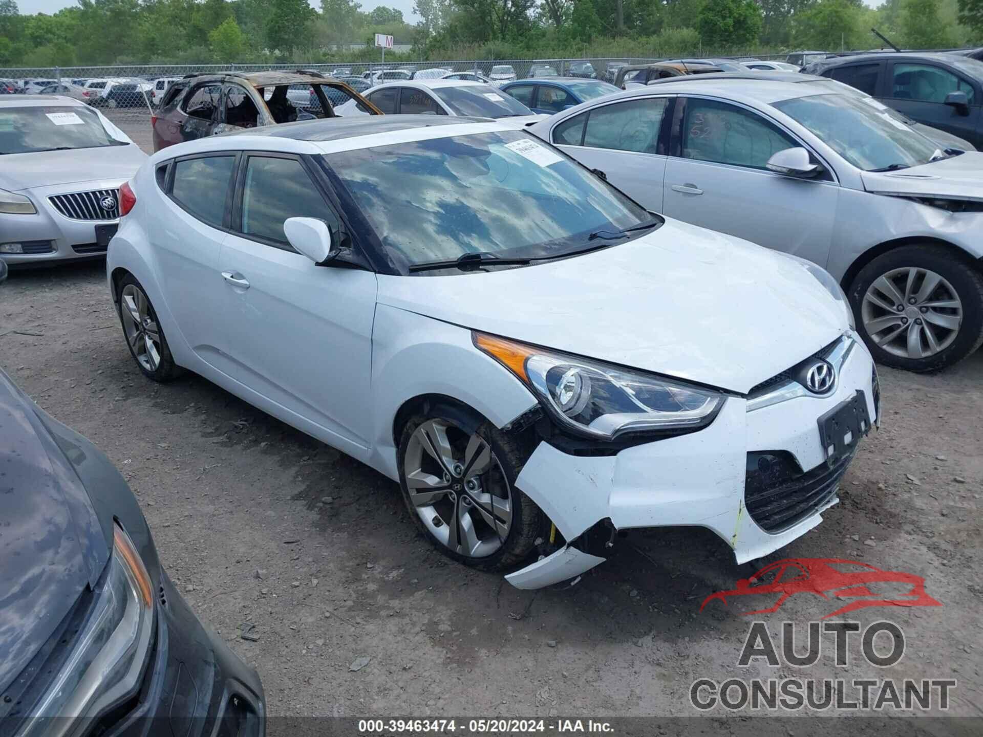 HYUNDAI VELOSTER 2017 - KMHTC6AD9HU320359