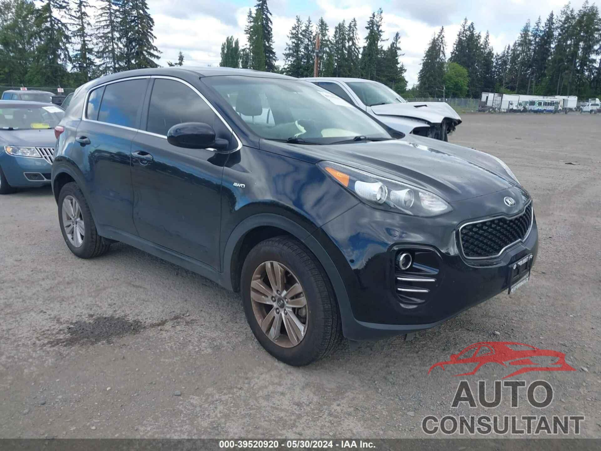 KIA SPORTAGE 2017 - KNDPMCAC9H7116832