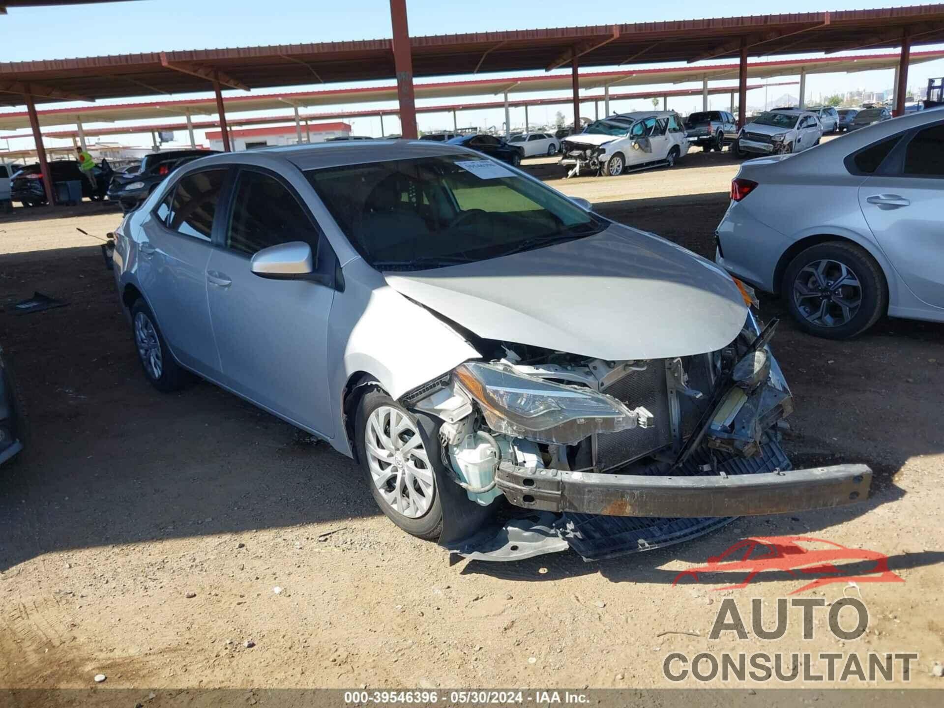 TOYOTA COROLLA 2018 - 2T1BURHE0JC983531