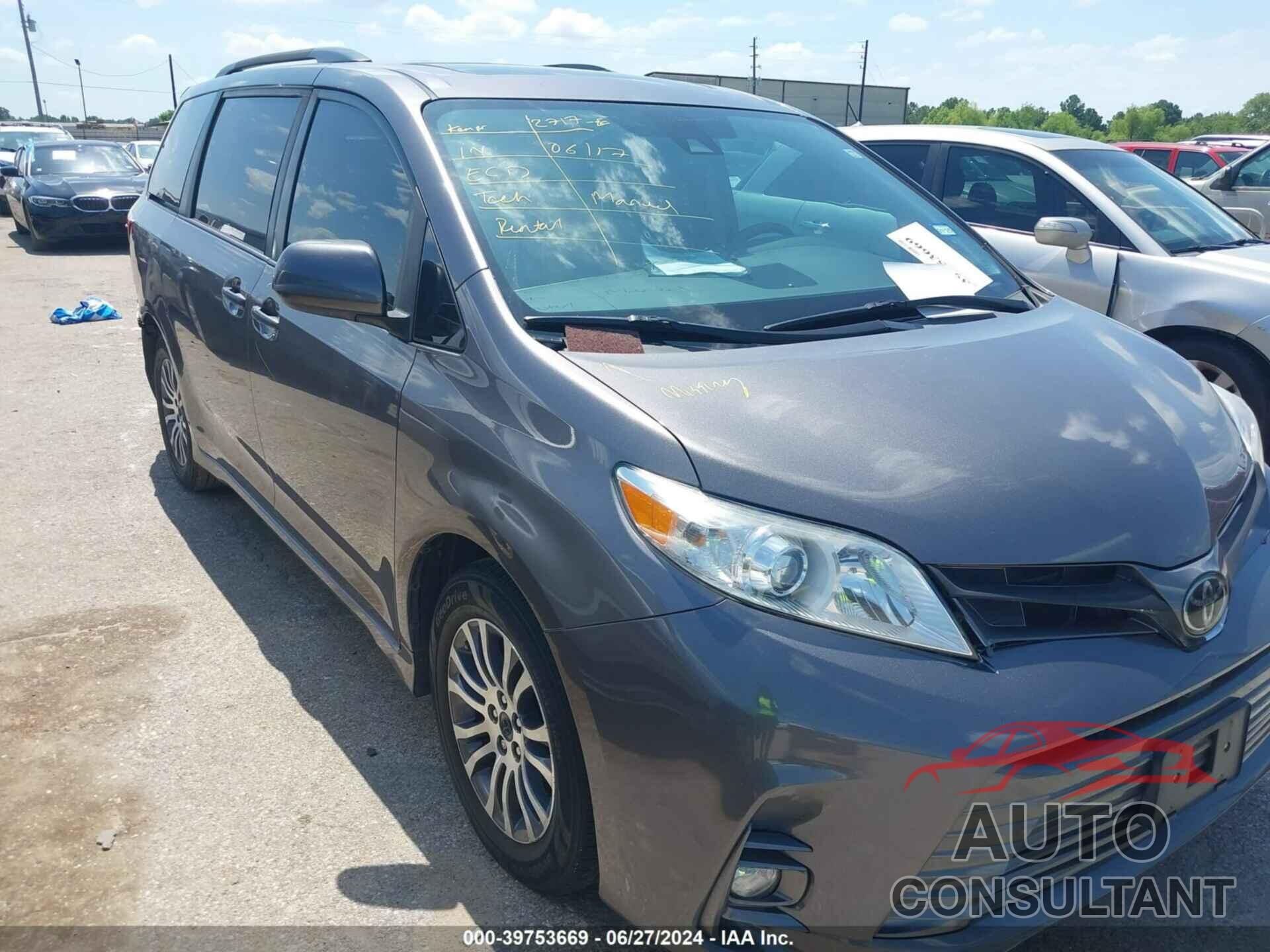 TOYOTA SIENNA 2020 - 5TDYZ3DC5LS037223