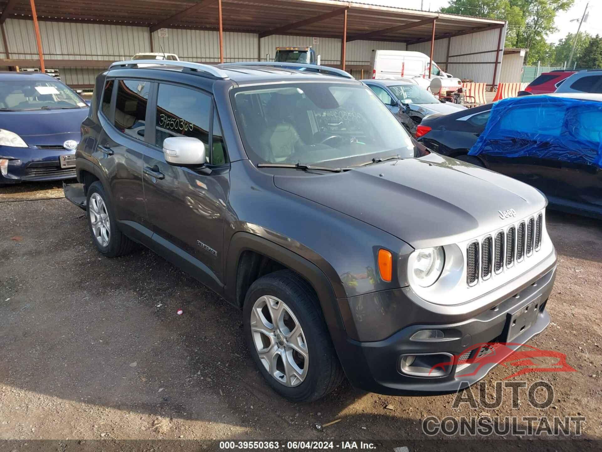 JEEP RENEGADE 2016 - ZACCJBDT3GPD27801