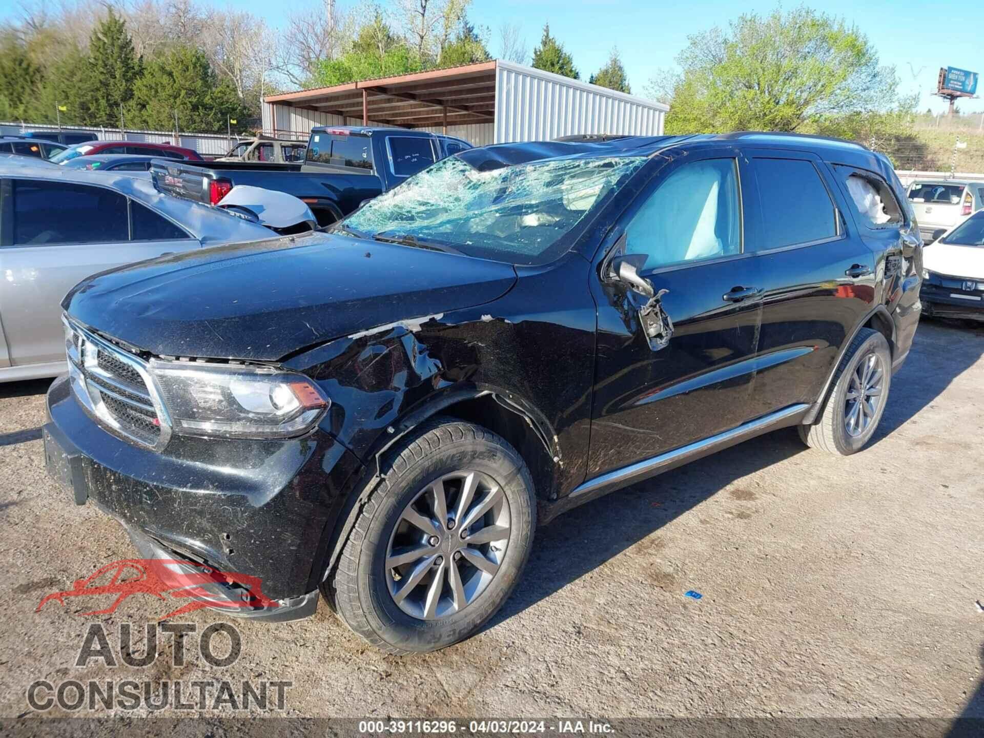 DODGE DURANGO 2018 - 1C4RDJAG4JC218343