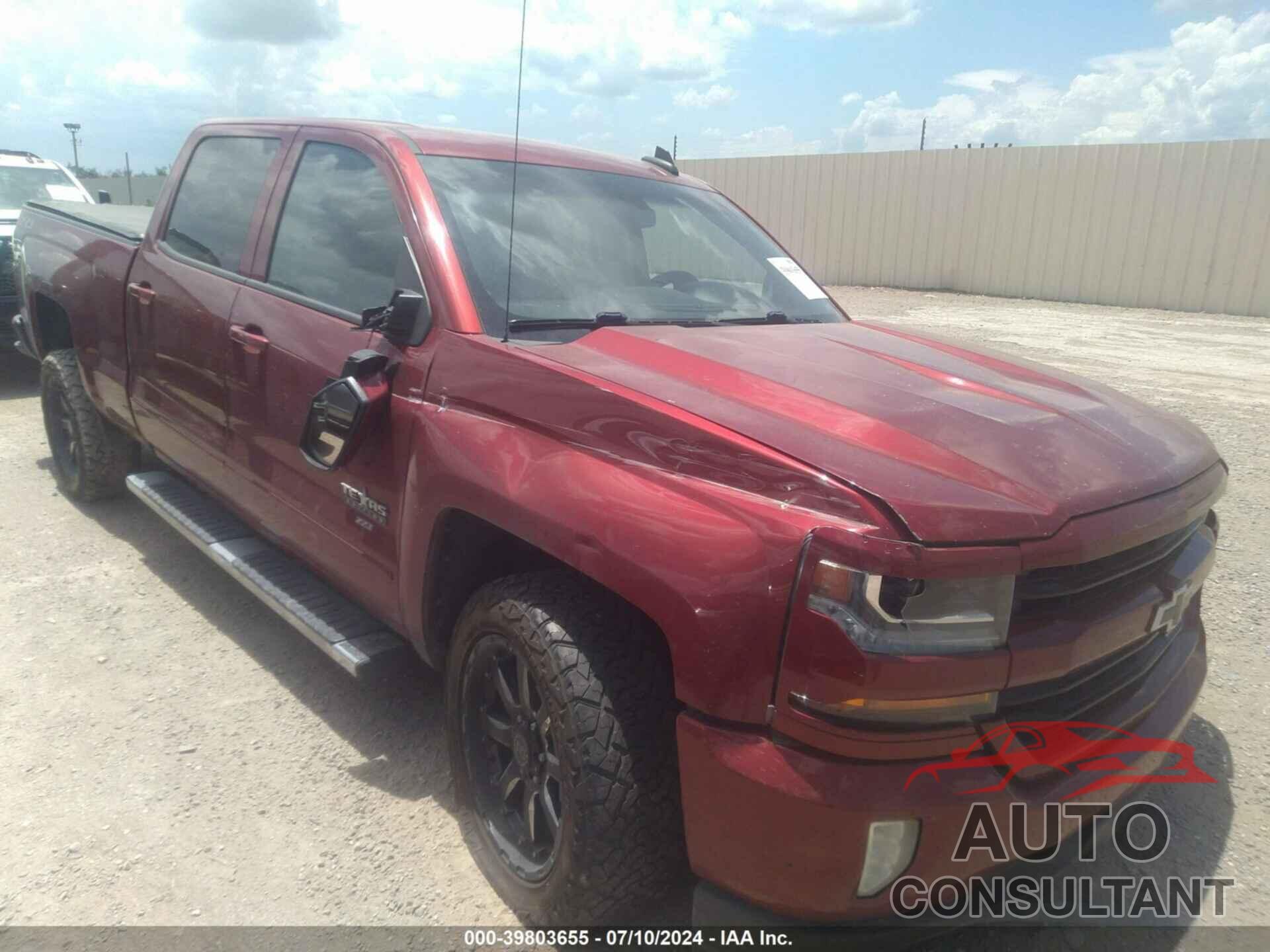 CHEVROLET SILVERADO 1500 2018 - 3GCUKREC9JG158742