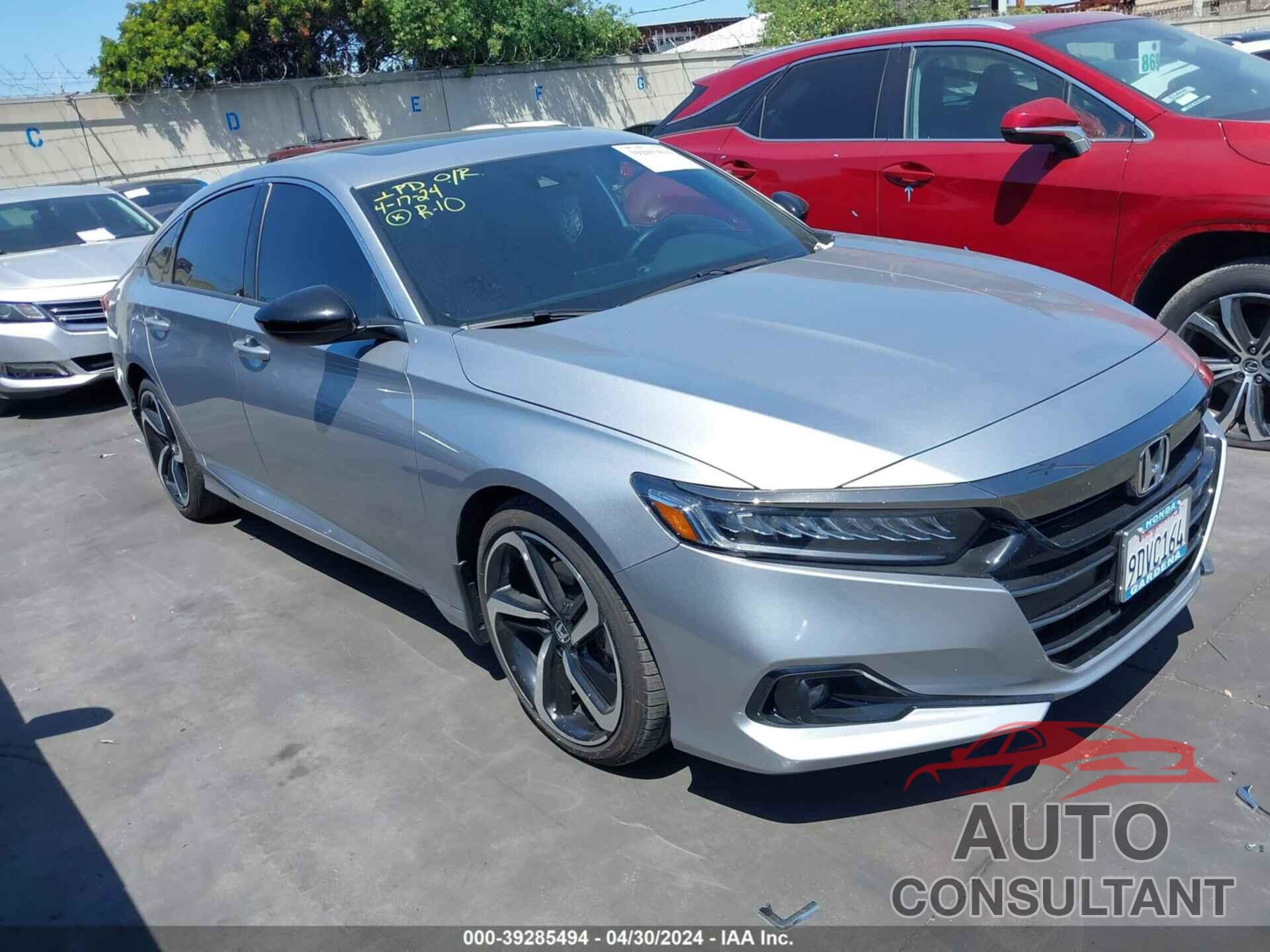 HONDA ACCORD 2022 - 1HGCV2F3XNA024983