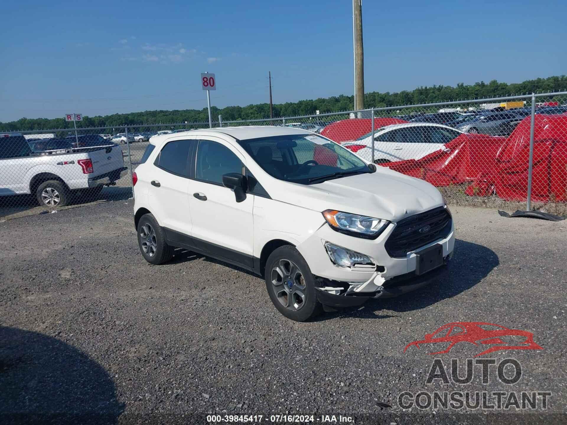 FORD ECOSPORT 2018 - MAJ3P1RE1JC166210