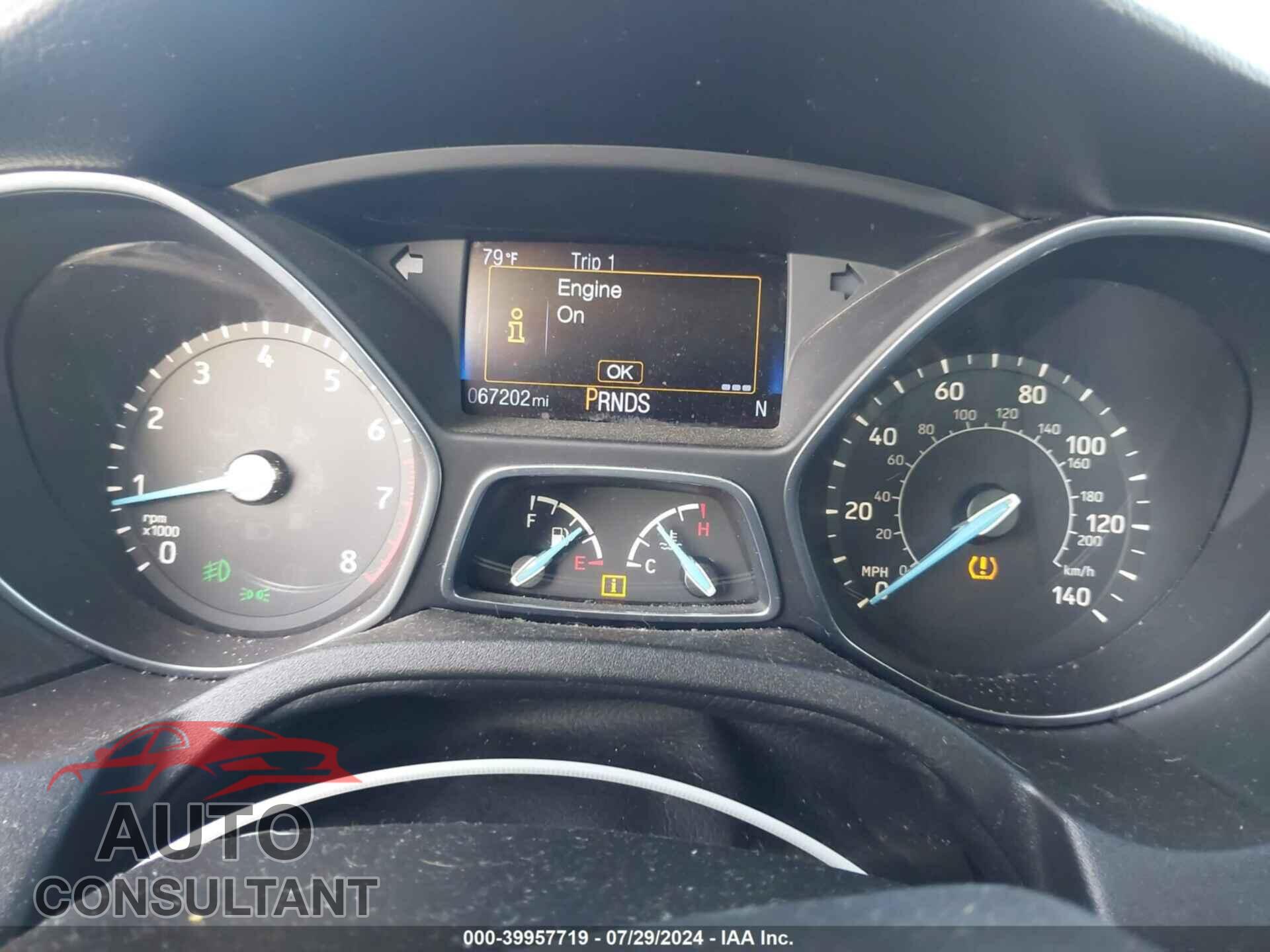 FORD FOCUS 2016 - 1FADP3F24GL360474