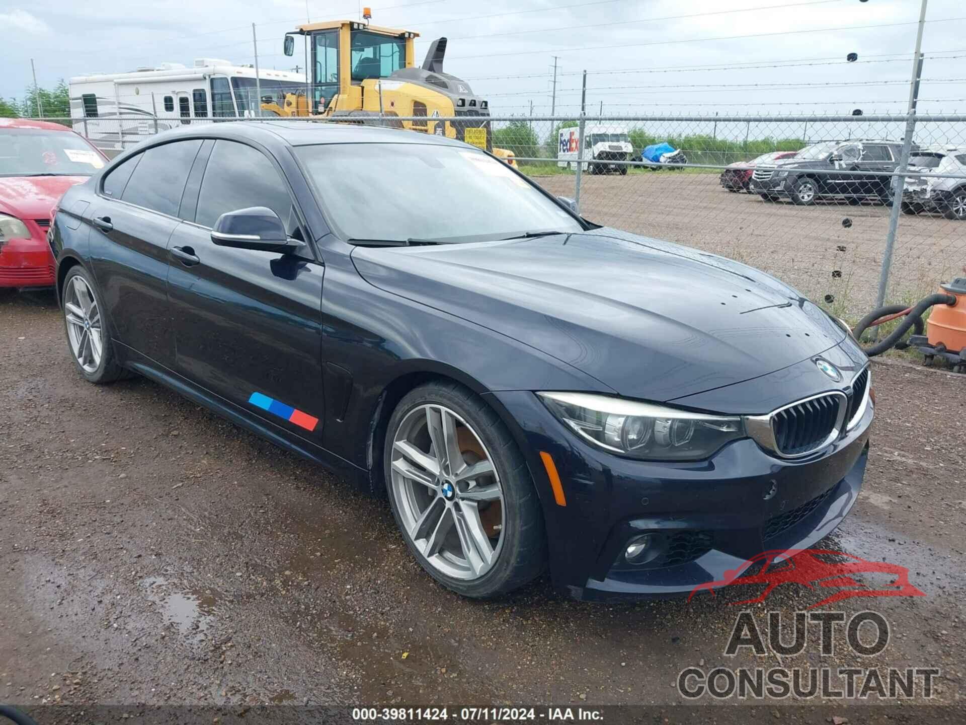 BMW 430I GRAN COUPE 2018 - WBA4J1C52JBA30215