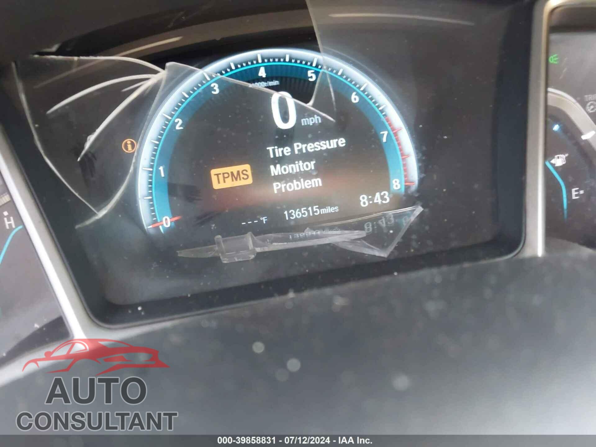 HONDA CIVIC 2017 - 19XFC2F74HE215031