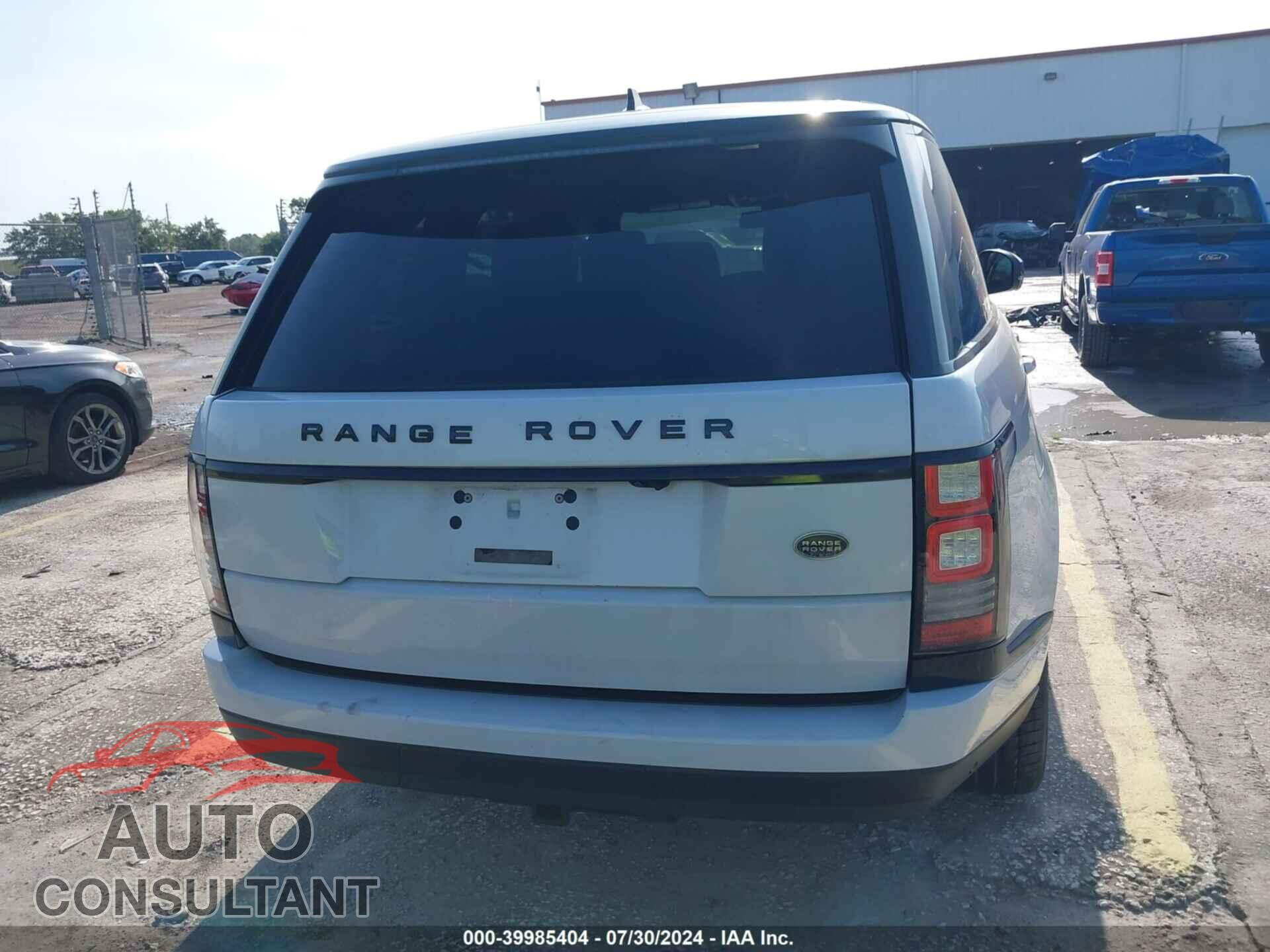 LAND ROVER RANGE ROVER 2016 - SALGS2KF4GA264311