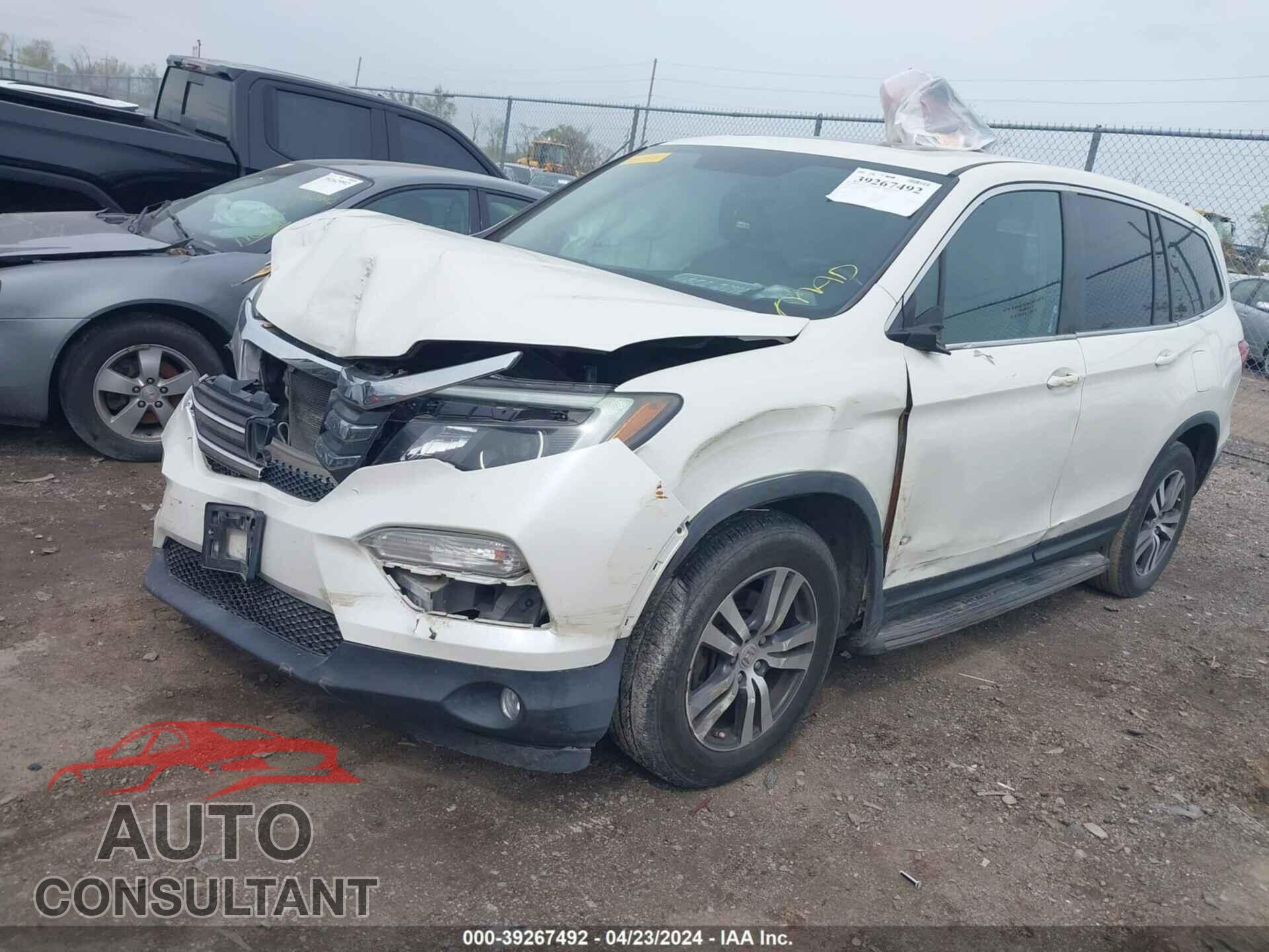HONDA PILOT 2016 - 5FNYF6H80GB040802