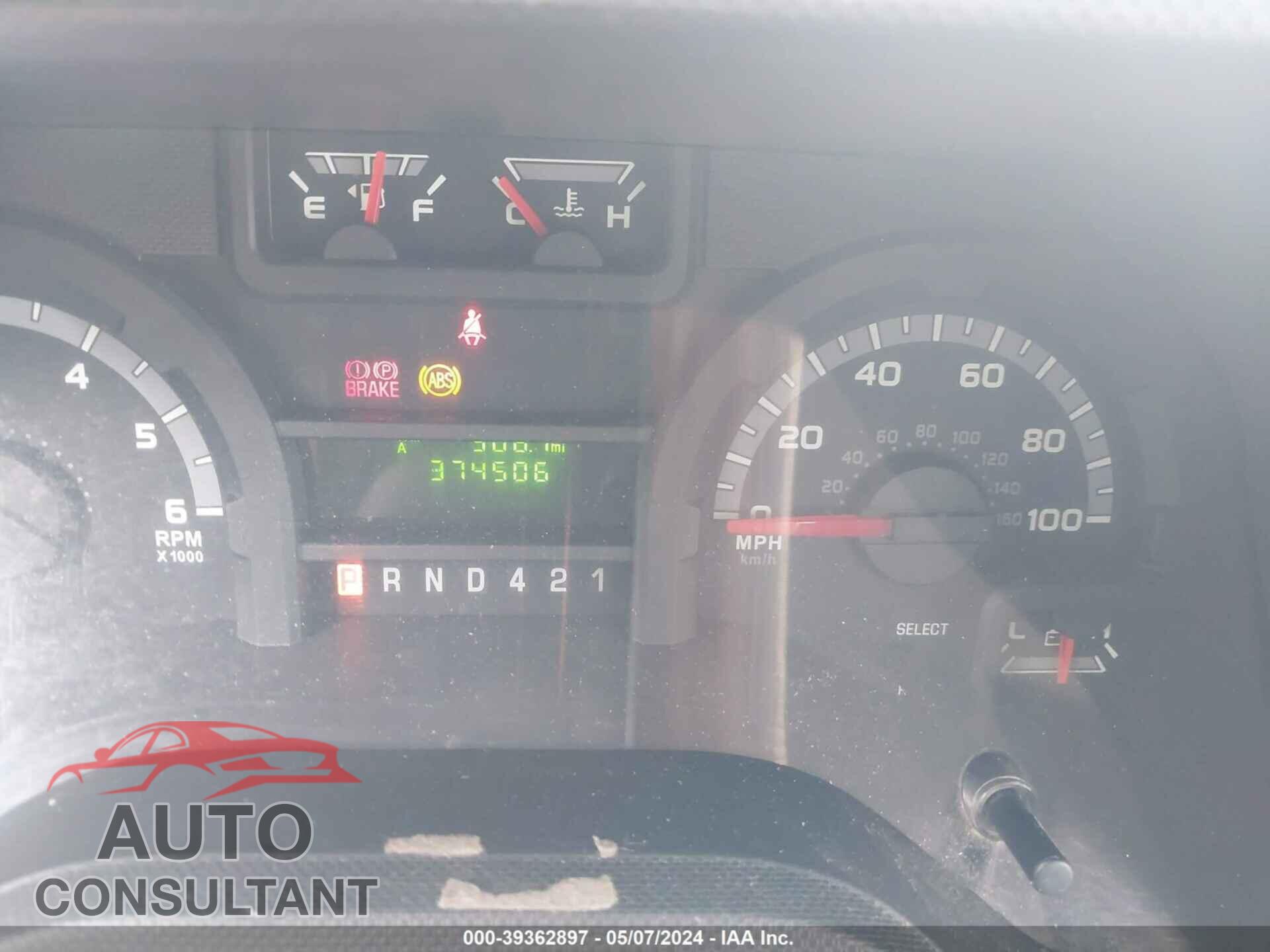 FORD E-450 CUTAWAY 2017 - 1FDFE4FSXHDC36781