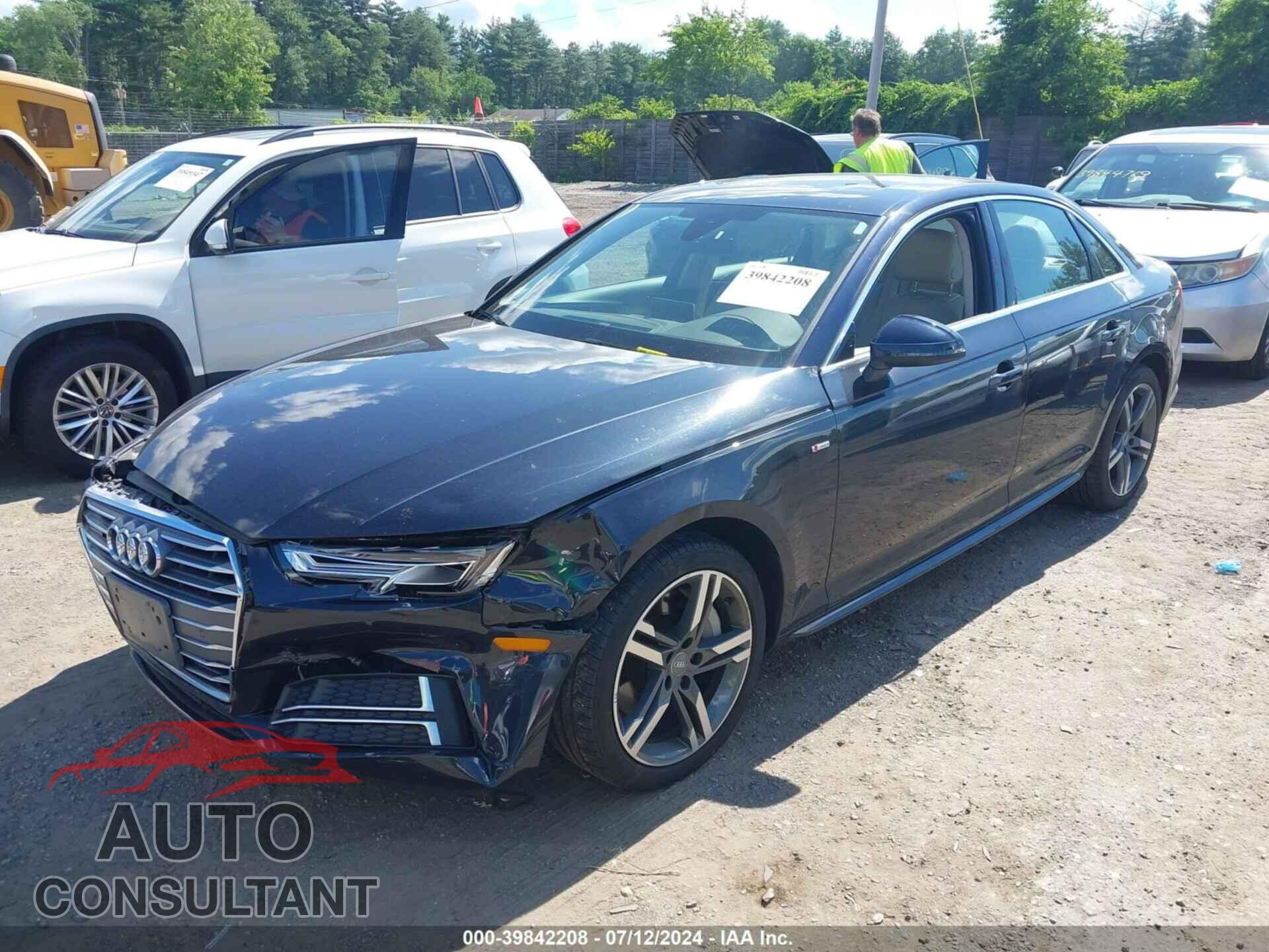 AUDI A4 2018 - WAUENAF49JN014472