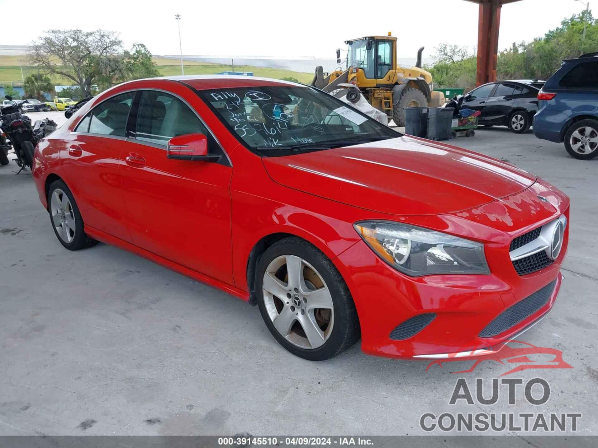 MERCEDES-BENZ CLA 250 2018 - WDDSJ4EB9JN559614