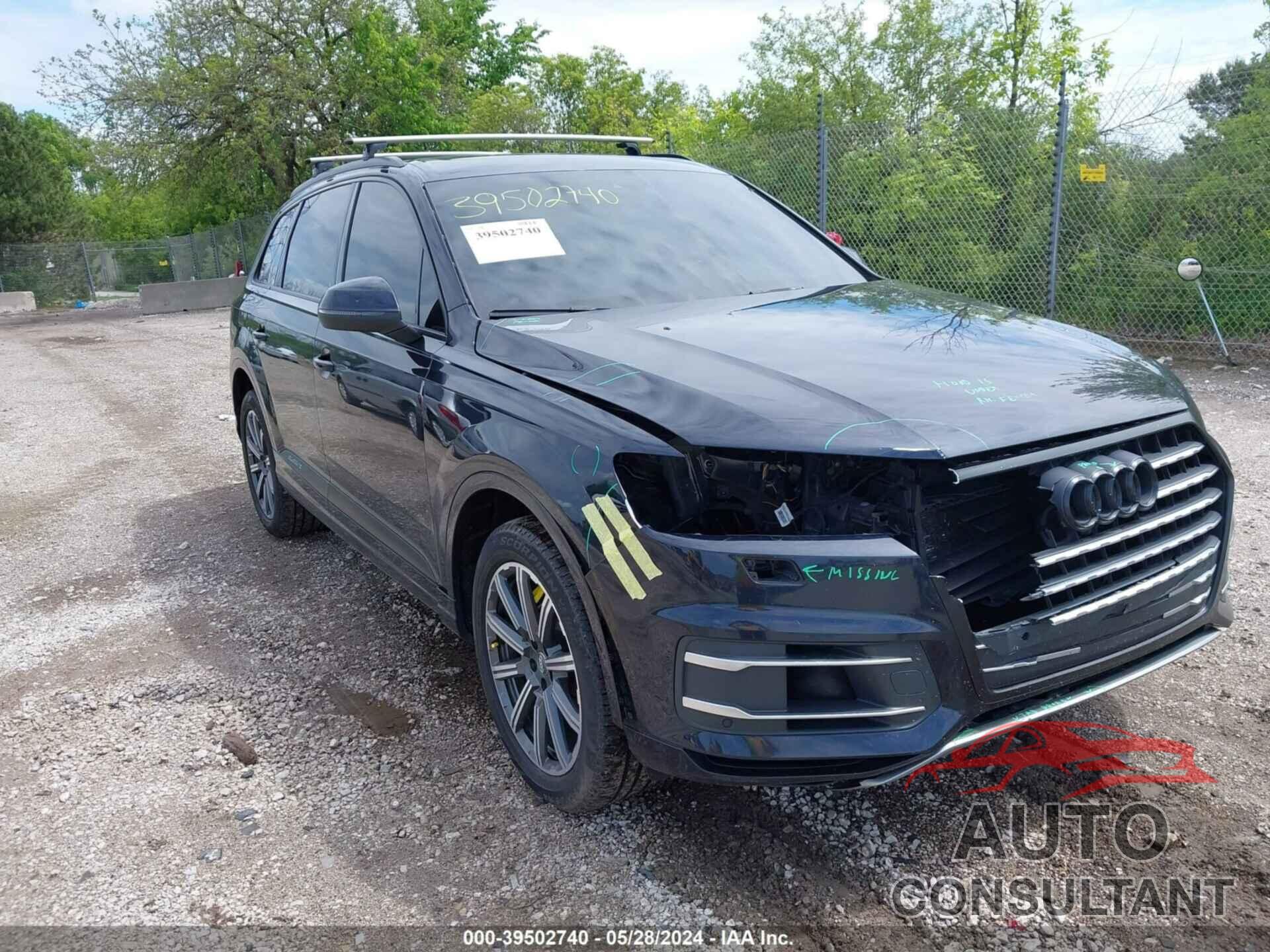 AUDI Q7 2017 - WA1LAAF72HD024643