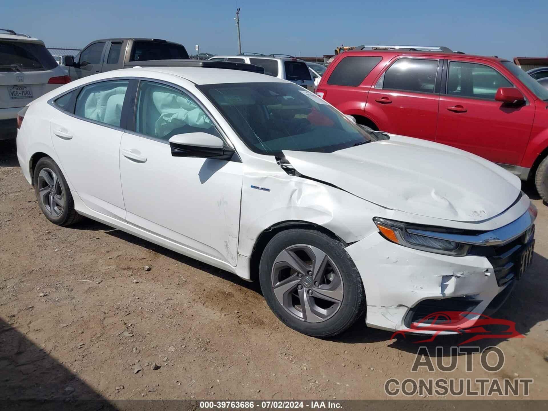 HONDA INSIGHT 2019 - 19XZE4F55KE027918