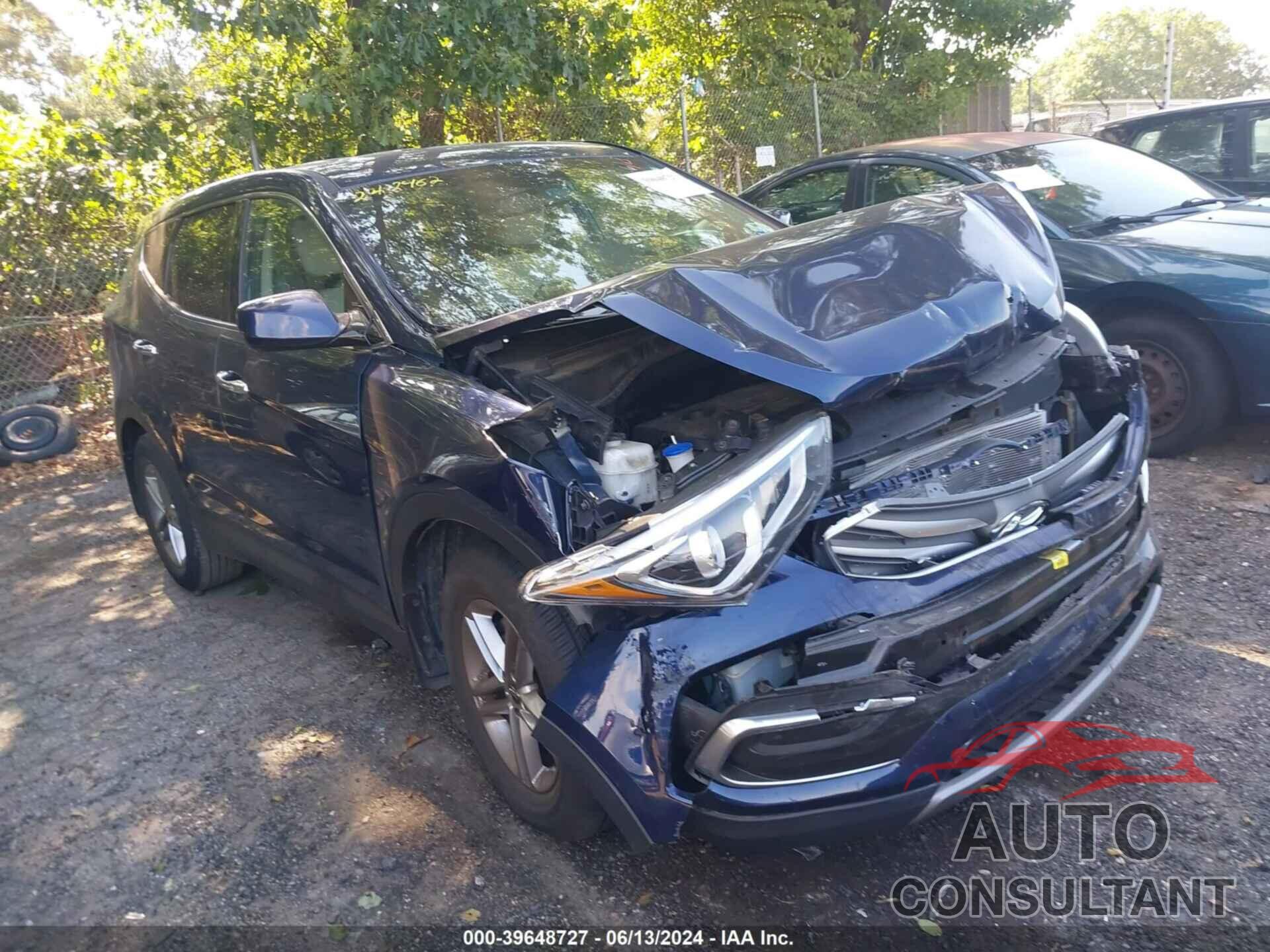 HYUNDAI SANTA FE SPORT 2018 - 5XYZT3LB3JG530326