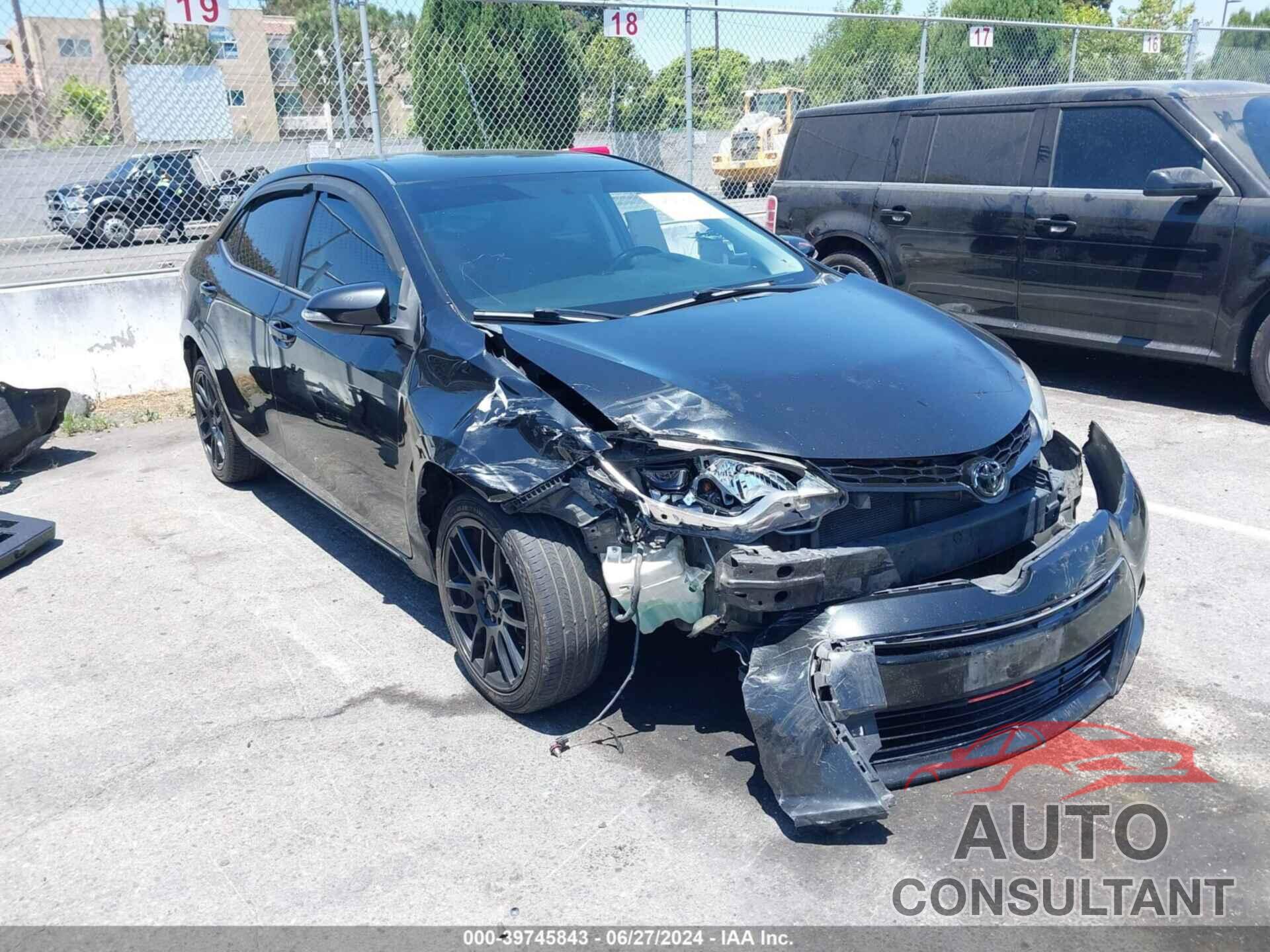 TOYOTA COROLLA 2016 - 5YFBURHE3GP498759