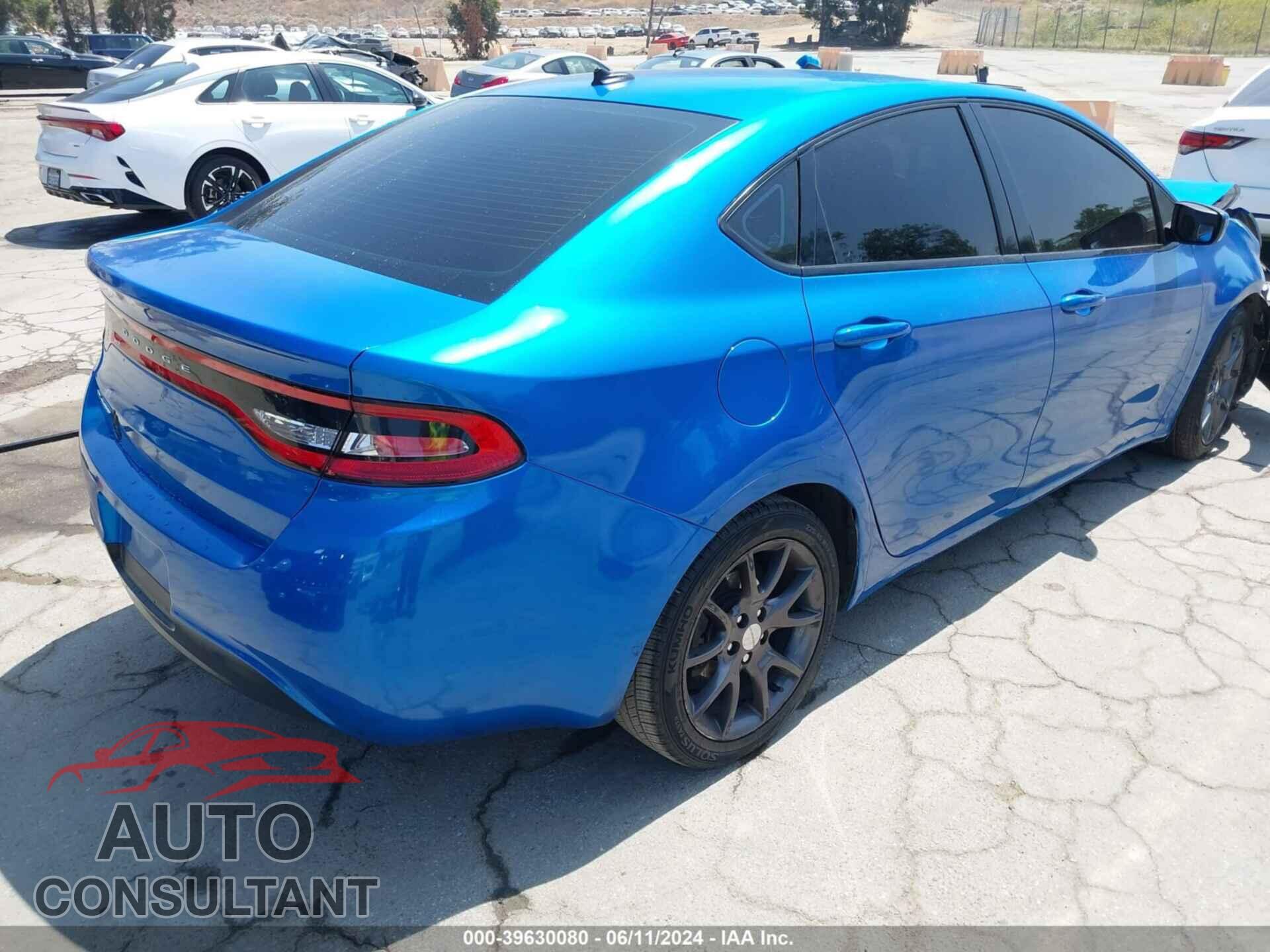 DODGE DART 2016 - 1C3CDFAA4GD555567