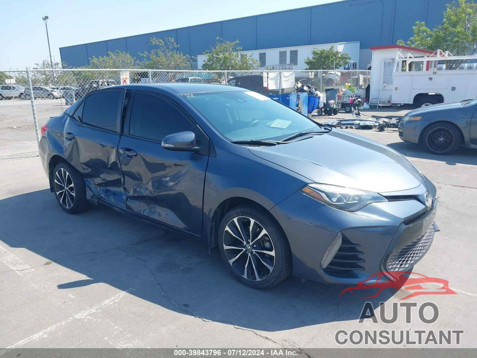 TOYOTA COROLLA 2017 - 2T1BURHE6HC755530
