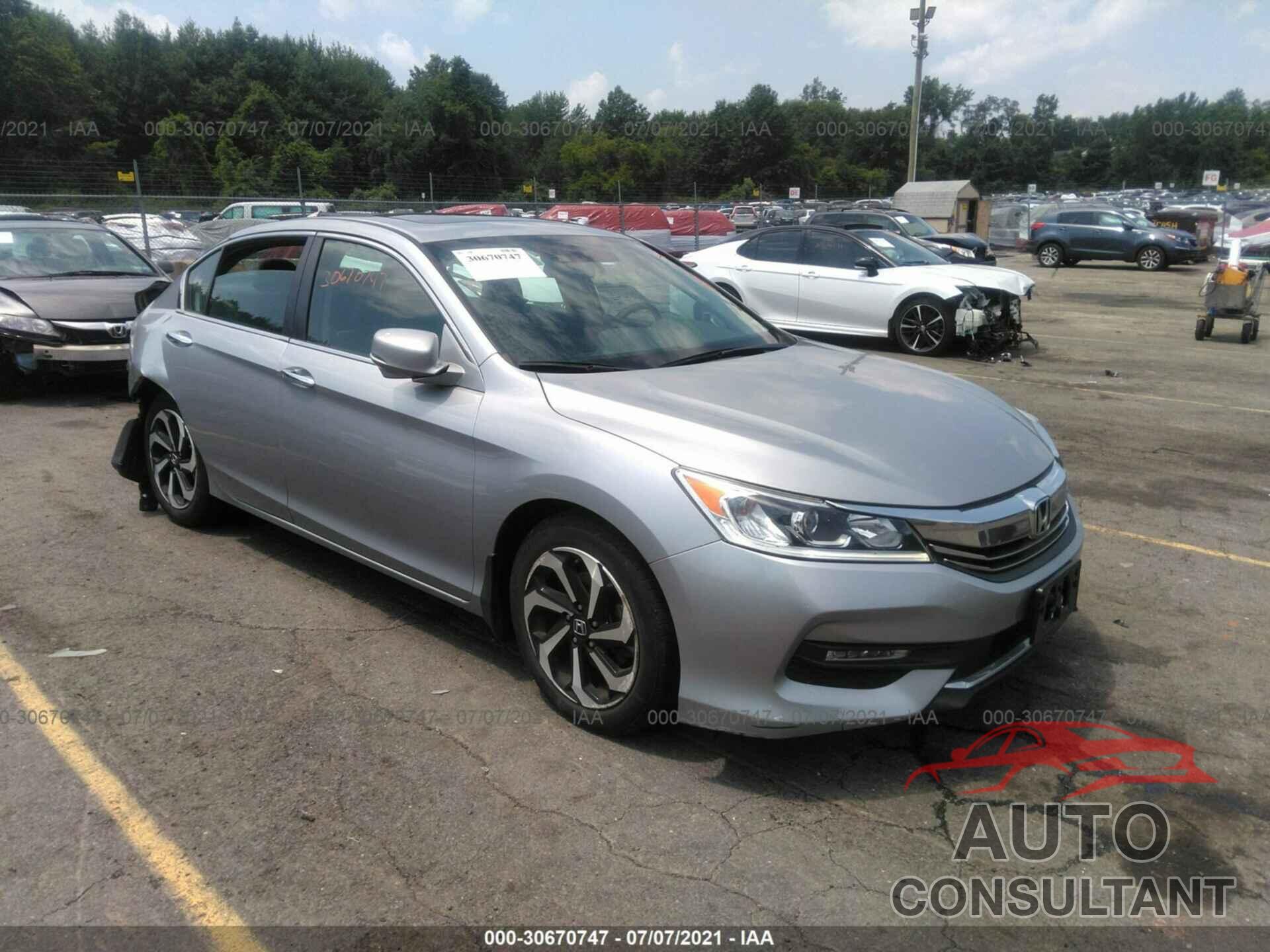 HONDA ACCORD SEDAN 2016 - 1HGCR2F07GA186227