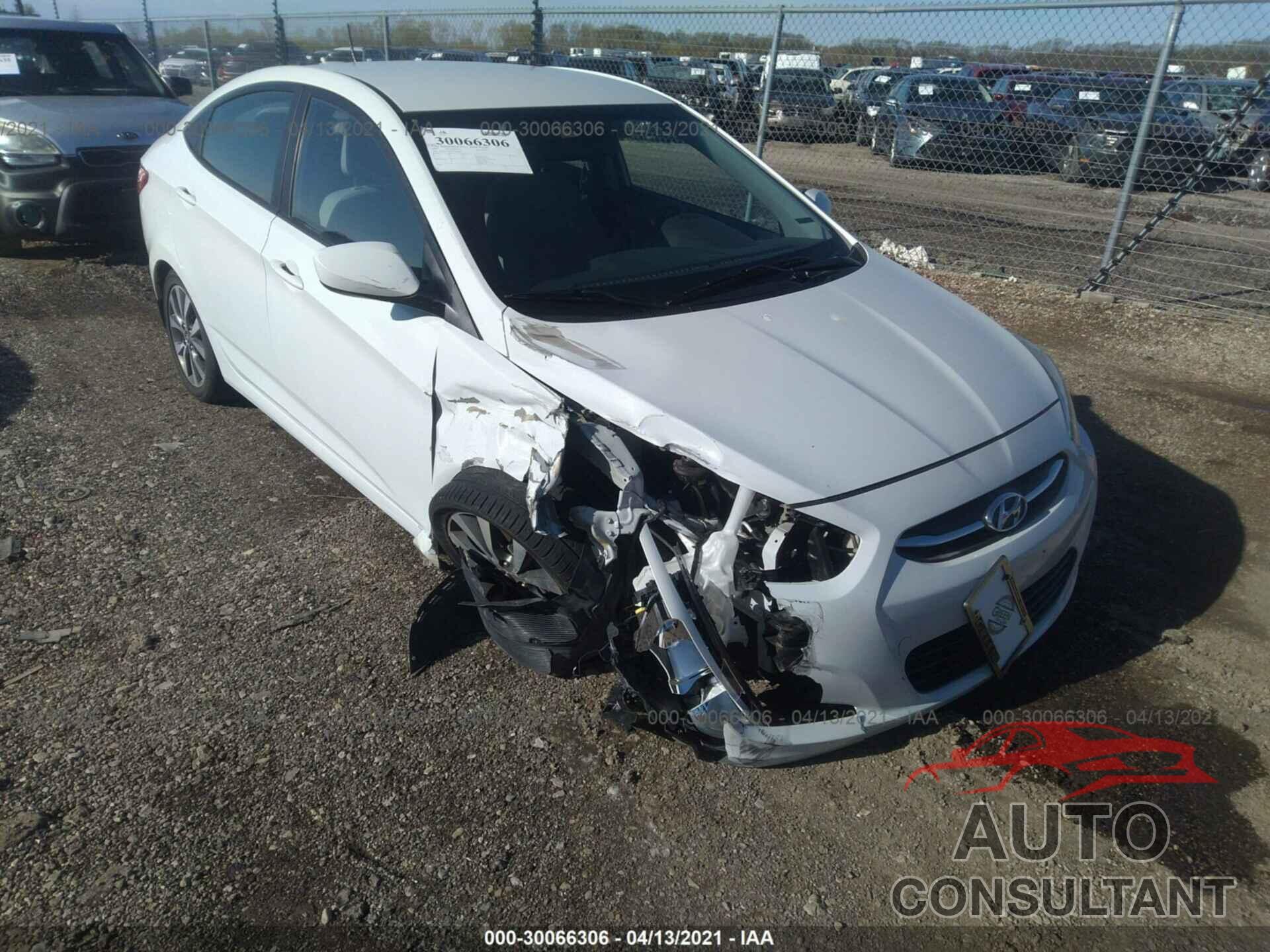 HYUNDAI ACCENT 2017 - KMHCT4AE2HU369805