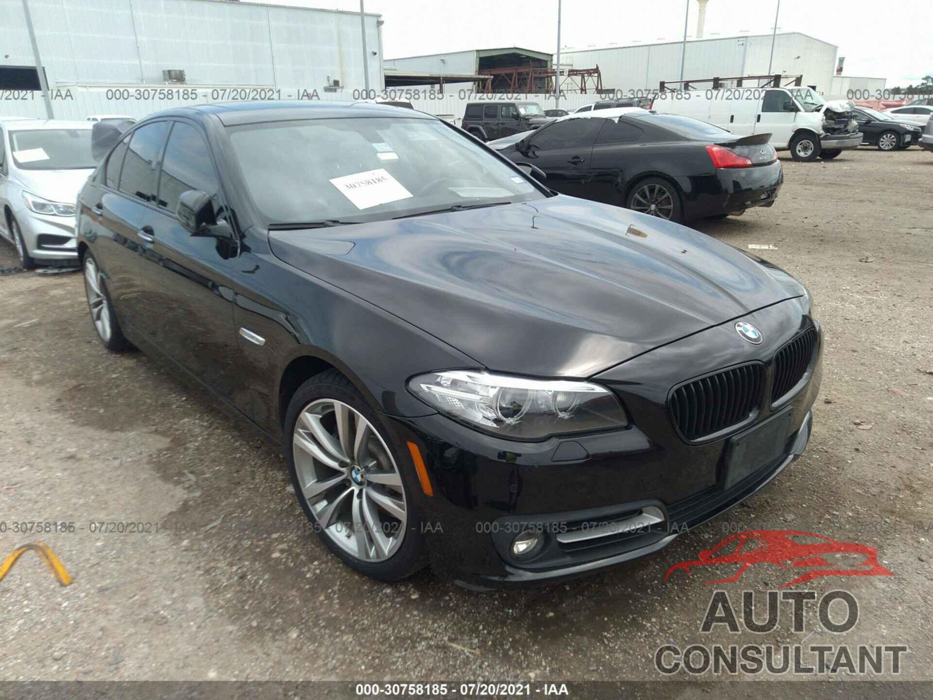 BMW 5 SERIES 2016 - WBA5A5C56GG348584