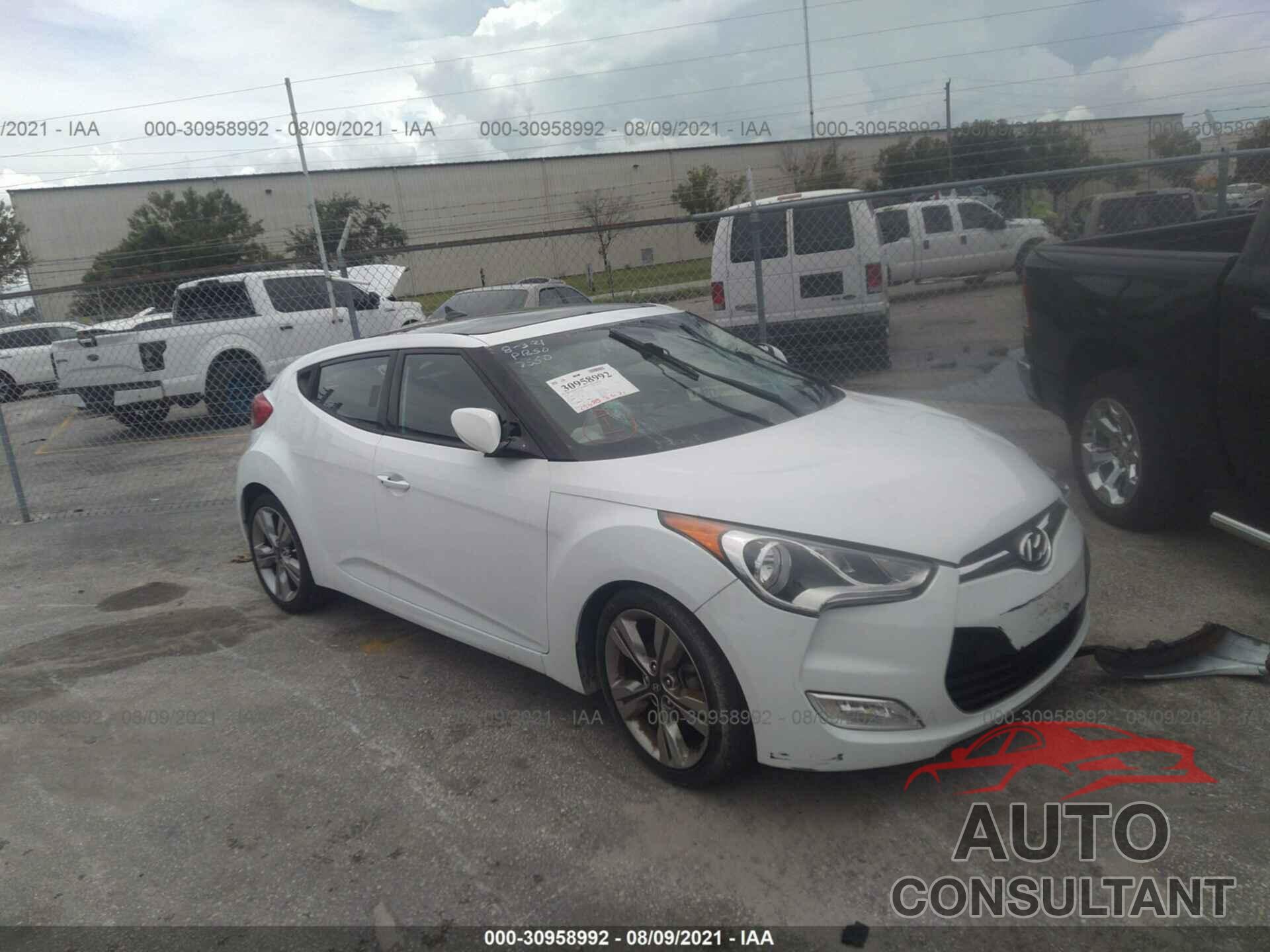 HYUNDAI VELOSTER 2016 - KMHTC6AD8GU297557