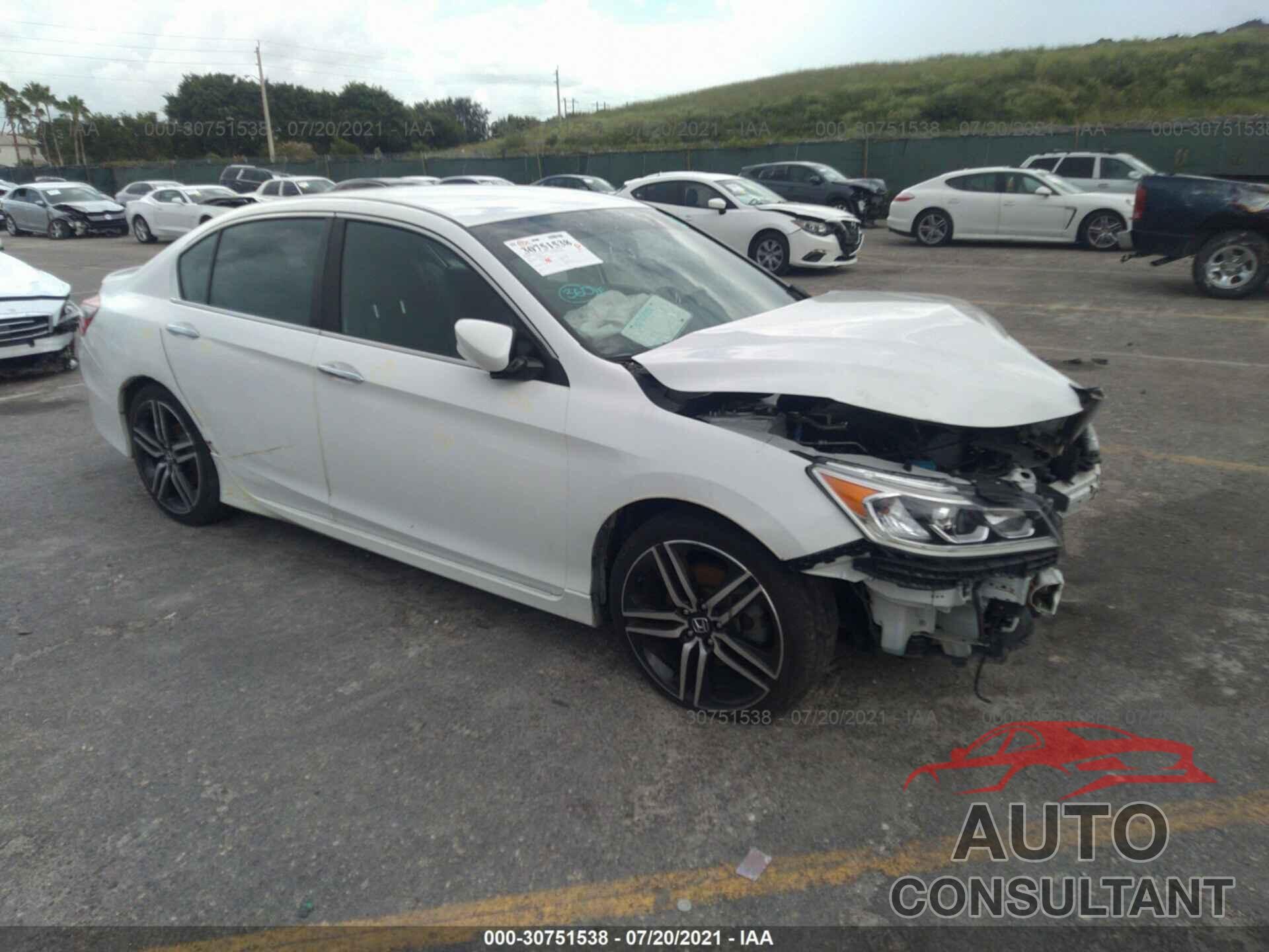 HONDA ACCORD SEDAN 2016 - 1HGCR2F5XGA247453