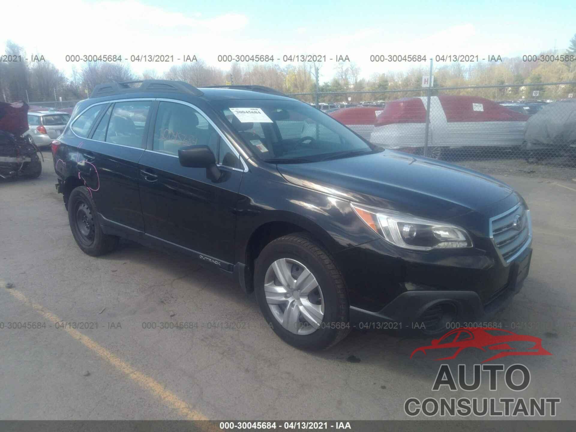 SUBARU OUTBACK 2016 - 4S4BSAACXG3232403