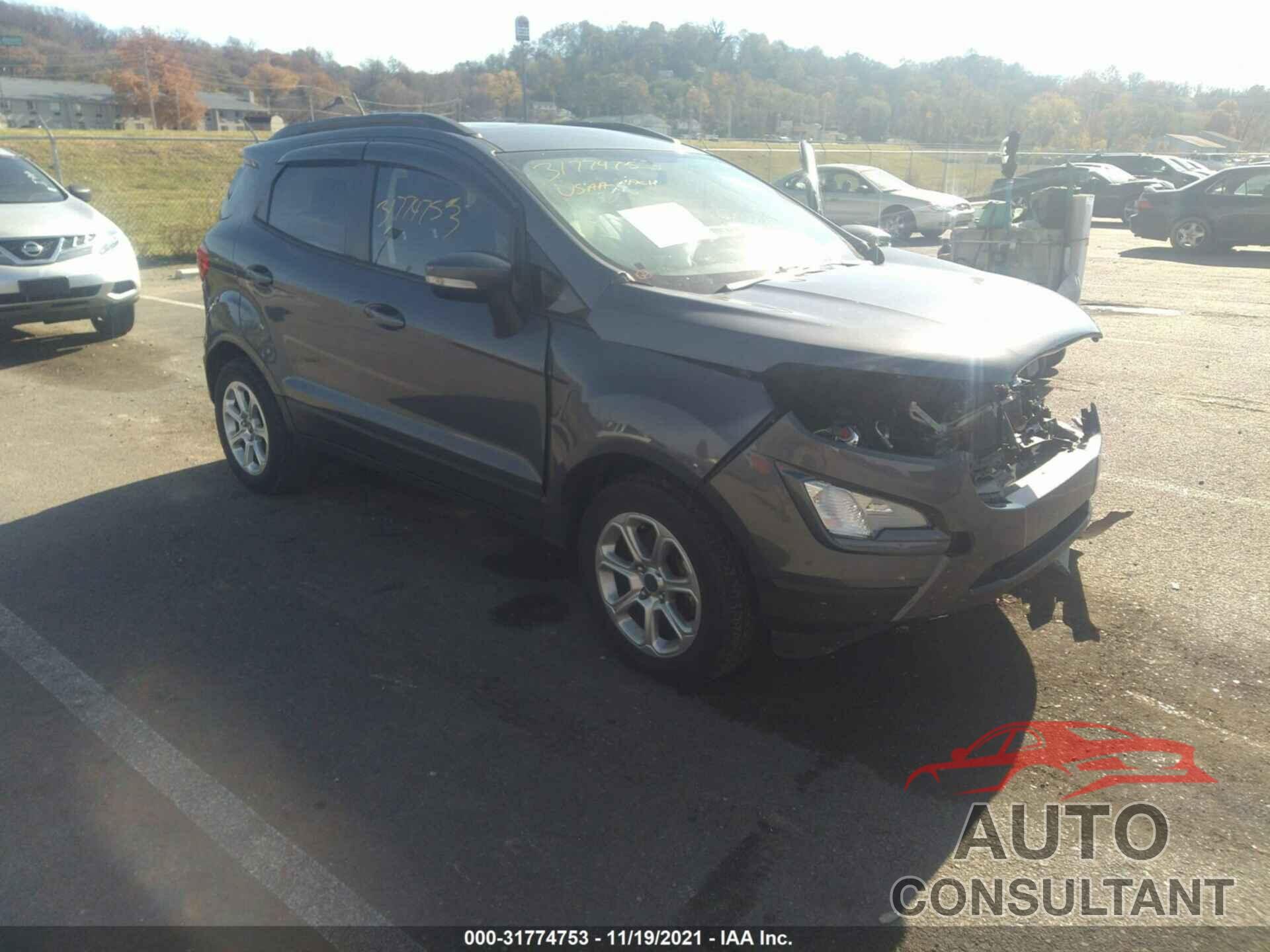 FORD ECOSPORT 2018 - MAJ3P1TE0JC163405