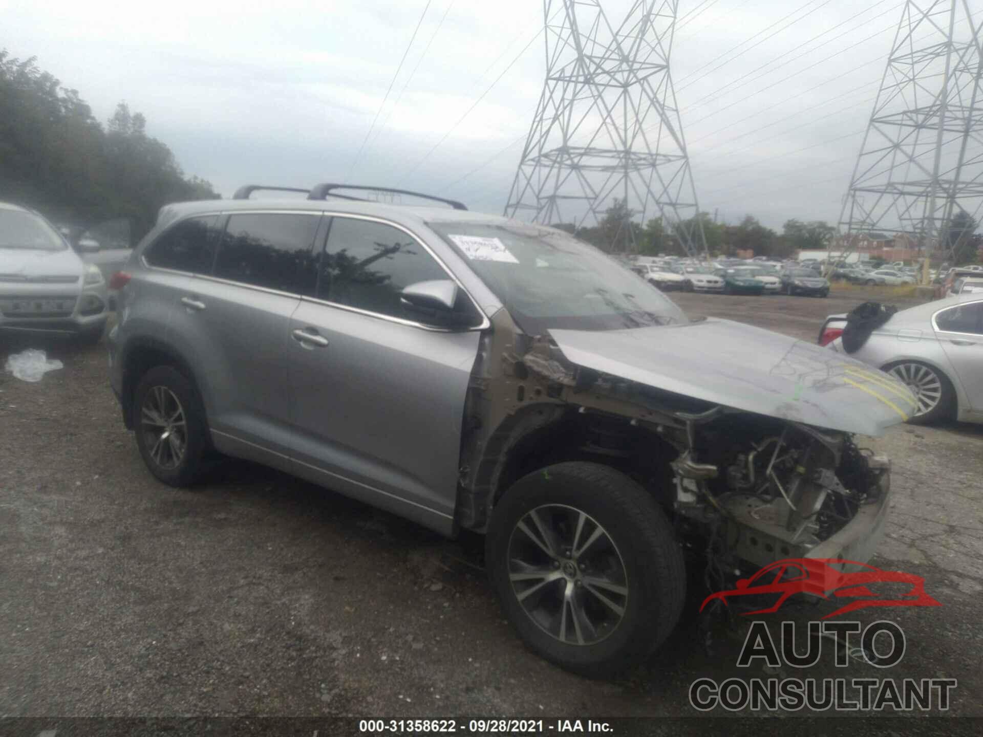 TOYOTA HIGHLANDER 2017 - 5TDBZRFH0HS463975