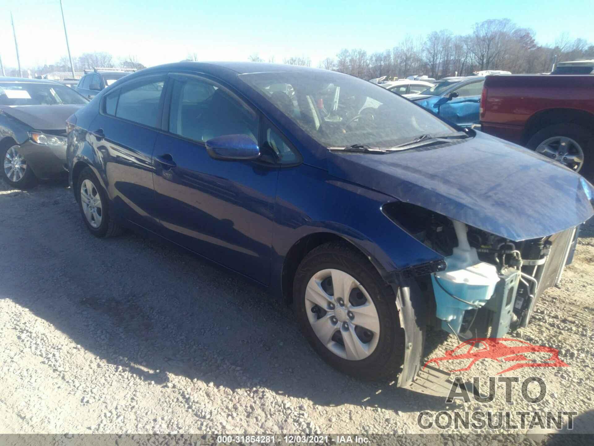 KIA FORTE 2017 - 3KPFL4A78HE143768