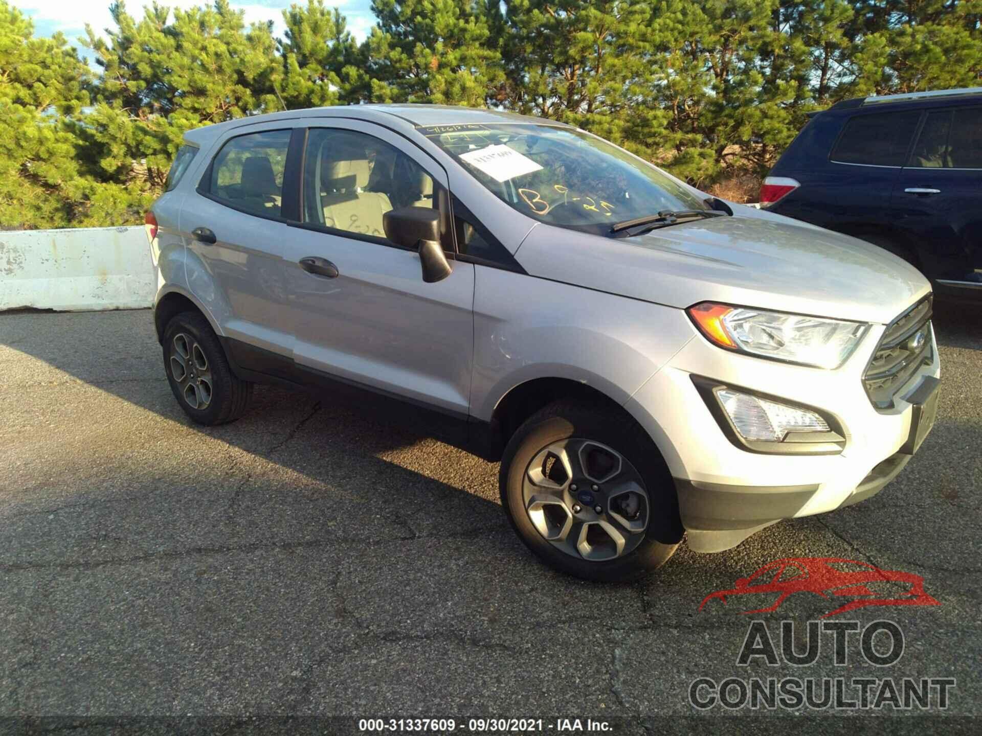 FORD ECOSPORT 2019 - MAJ6S3FLXKC290584