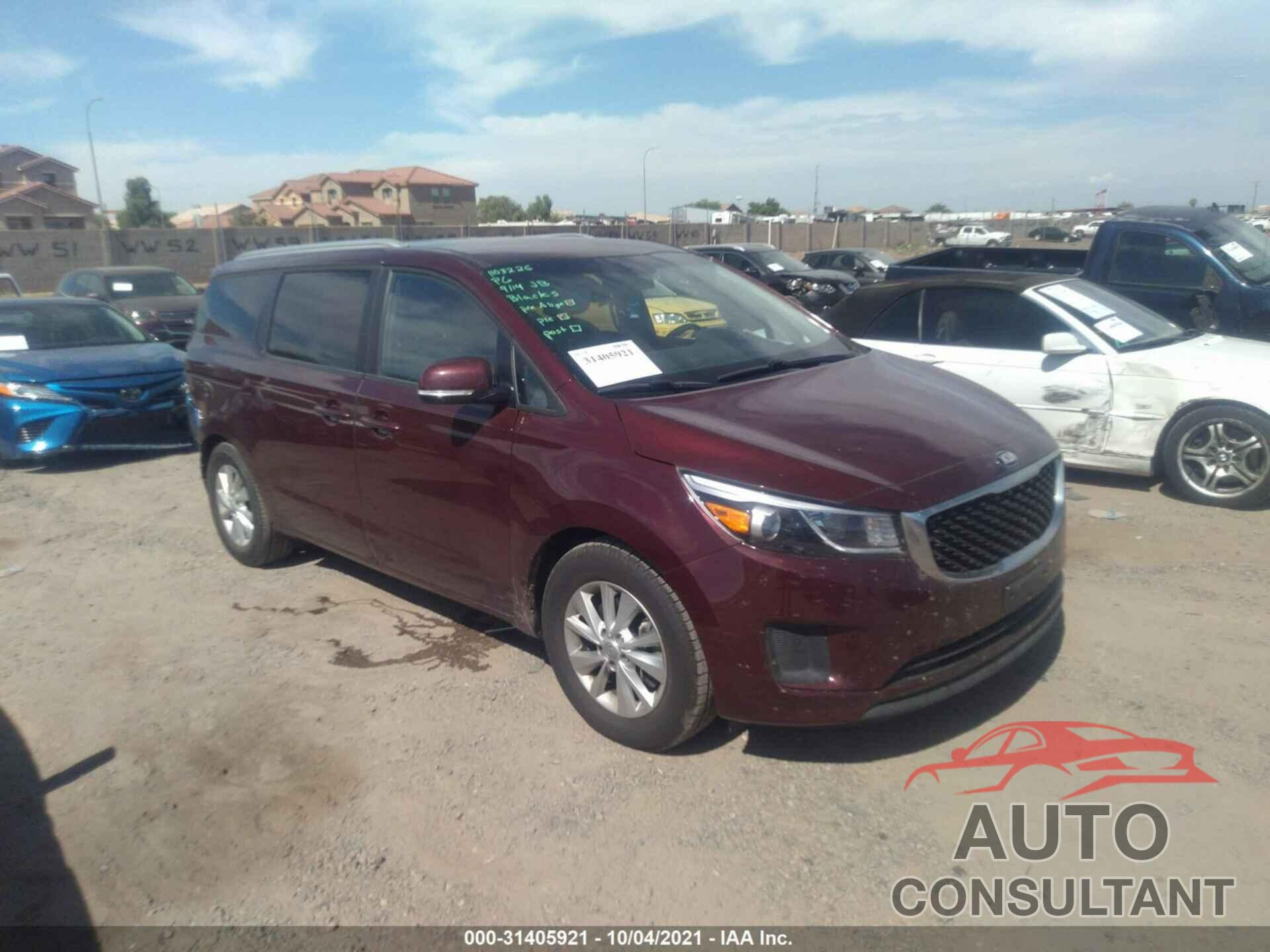 KIA SEDONA 2016 - KNDMB5C10G6178138