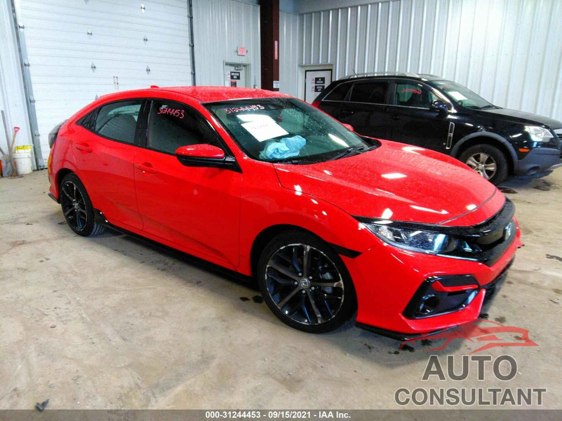 HONDA CIVIC HATCHBACK 2021 - SHHFK7H42MU404752