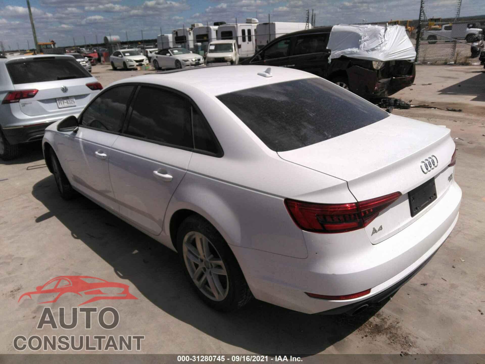 AUDI A4 2017 - WAUGMAF40HA173636