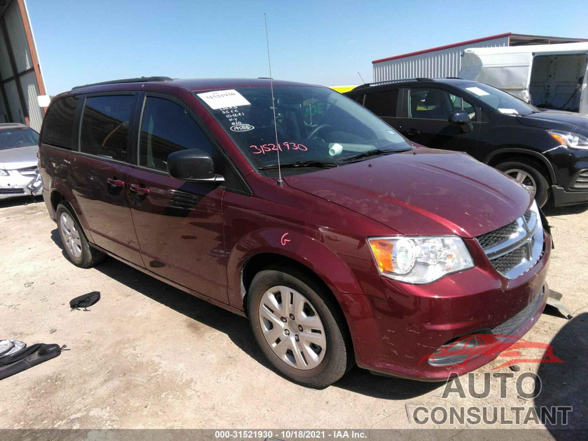 DODGE GRAND CARAVAN 2018 - 2C4RDGBGXJR309061