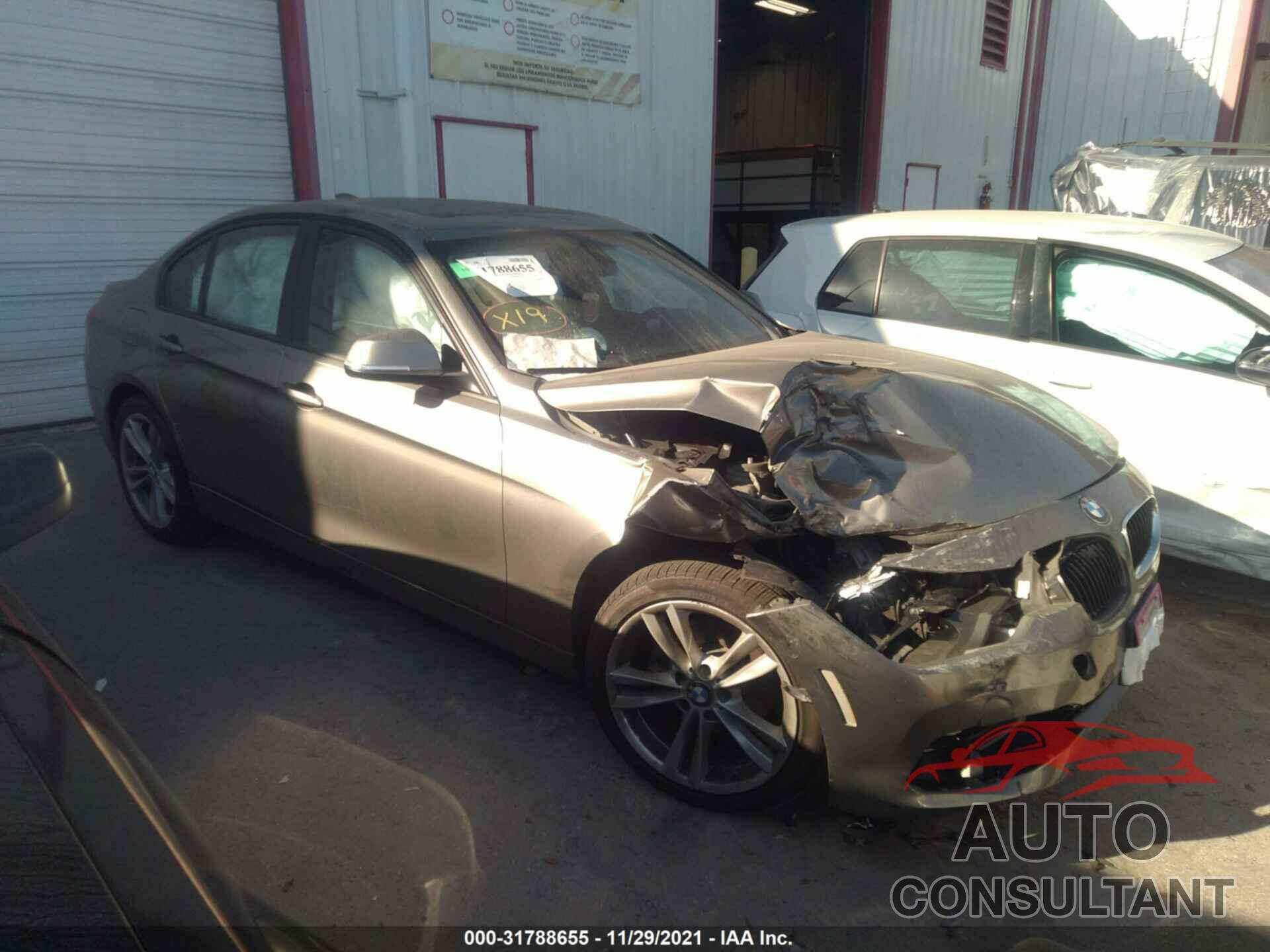 BMW 3 SERIES 2016 - WBA8A3C57GK689801