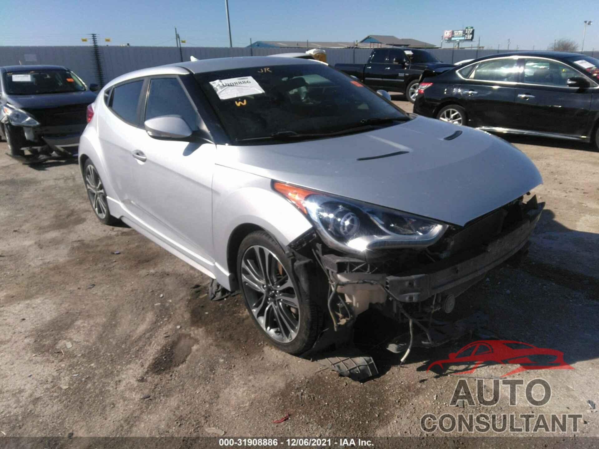 HYUNDAI VELOSTER 2017 - KMHTC6AE0HU314734