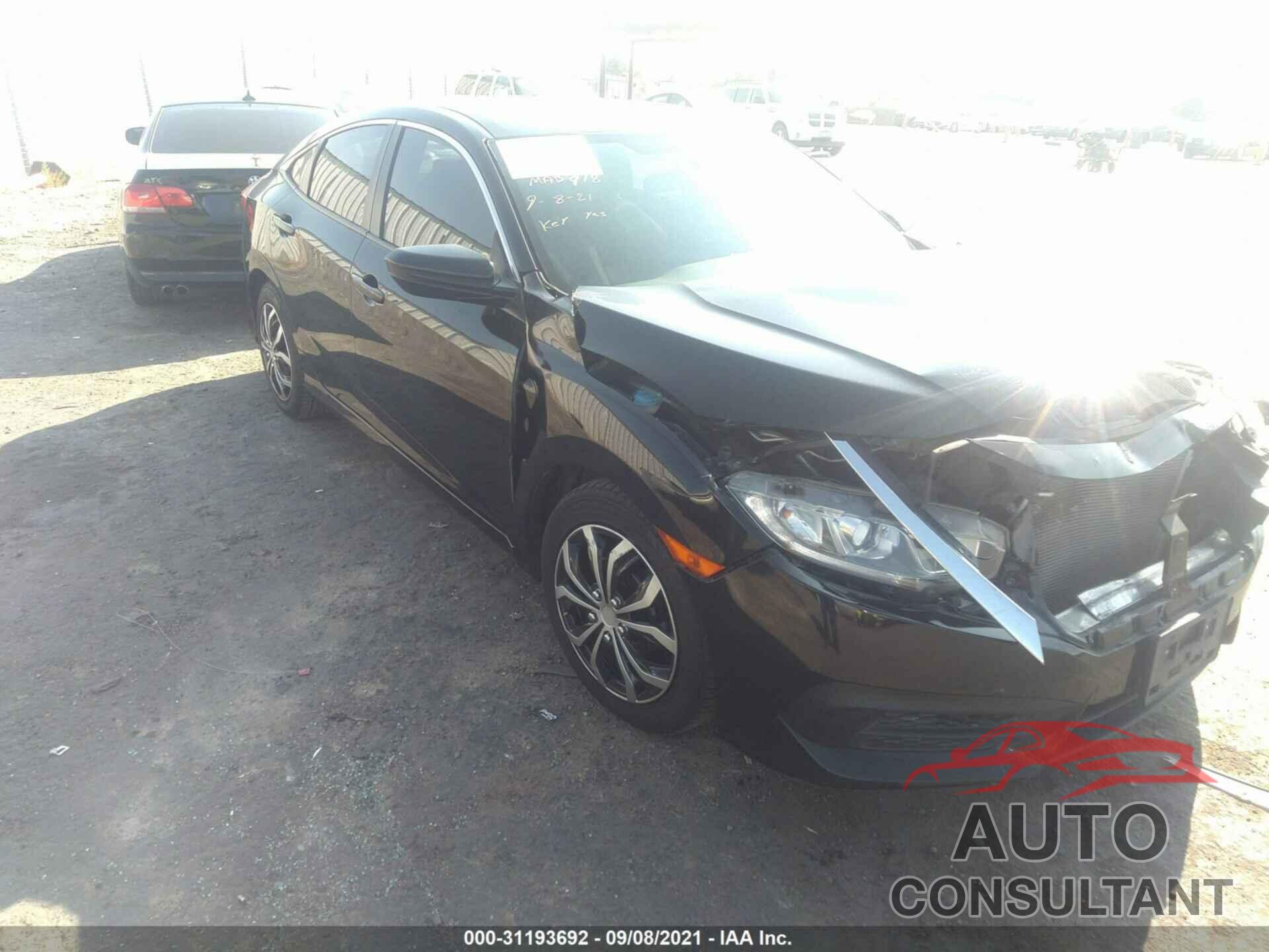 HONDA CIVIC SEDAN 2016 - 19XFC2F54GE217634