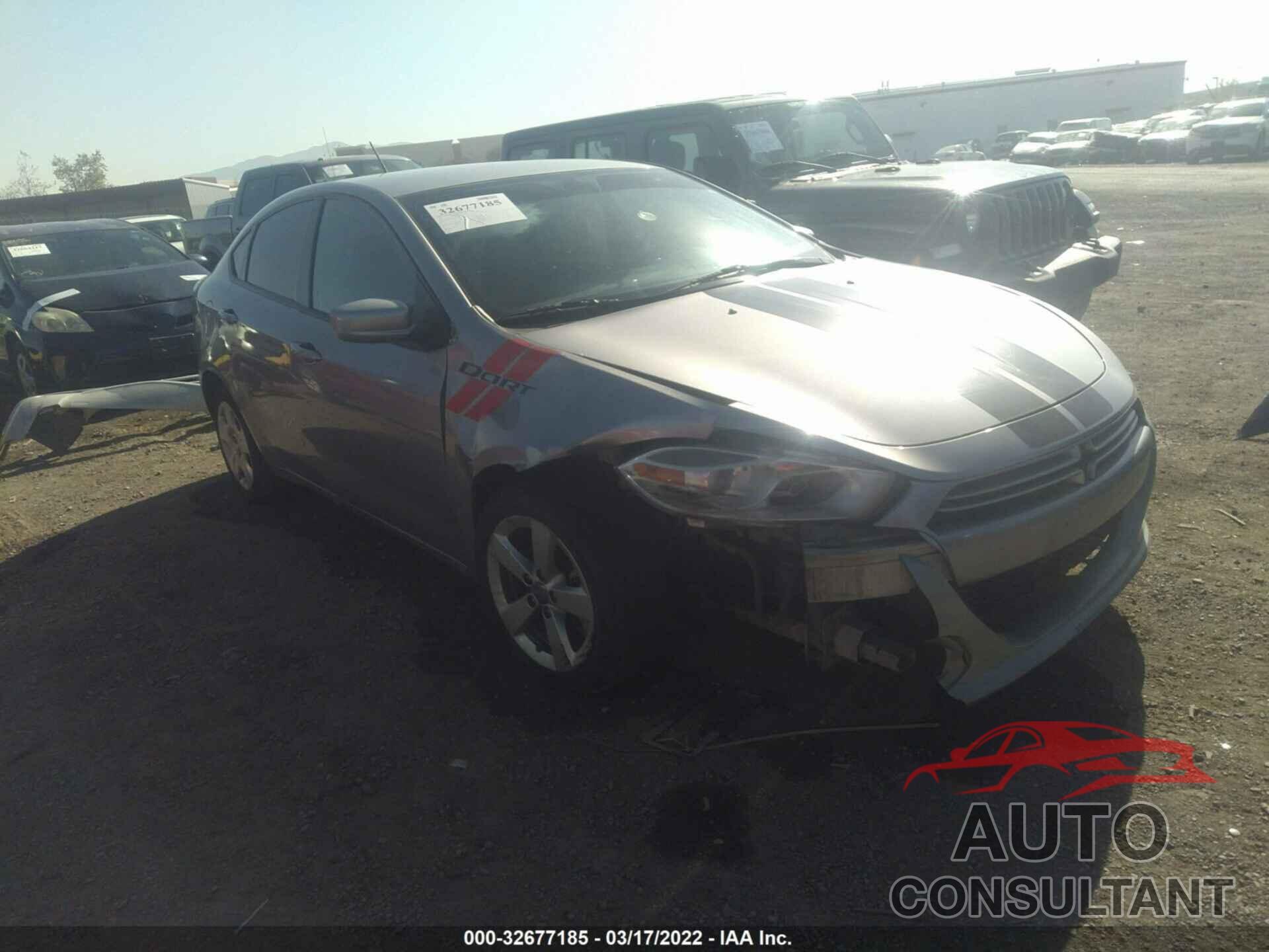 DODGE DART 2016 - 1C3CDFAA4GD504182