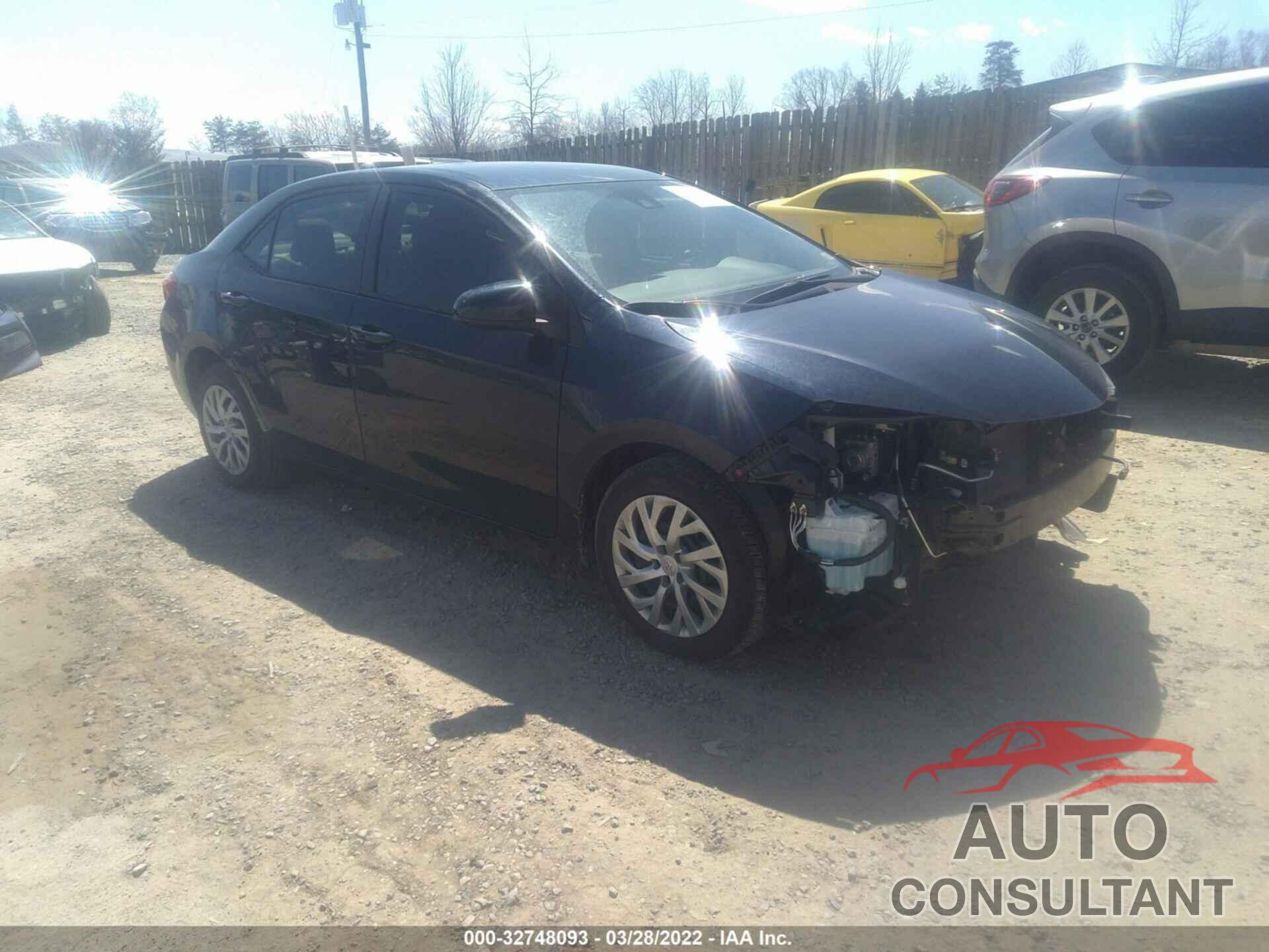 TOYOTA COROLLA 2019 - 2T1BURHE3KC125942